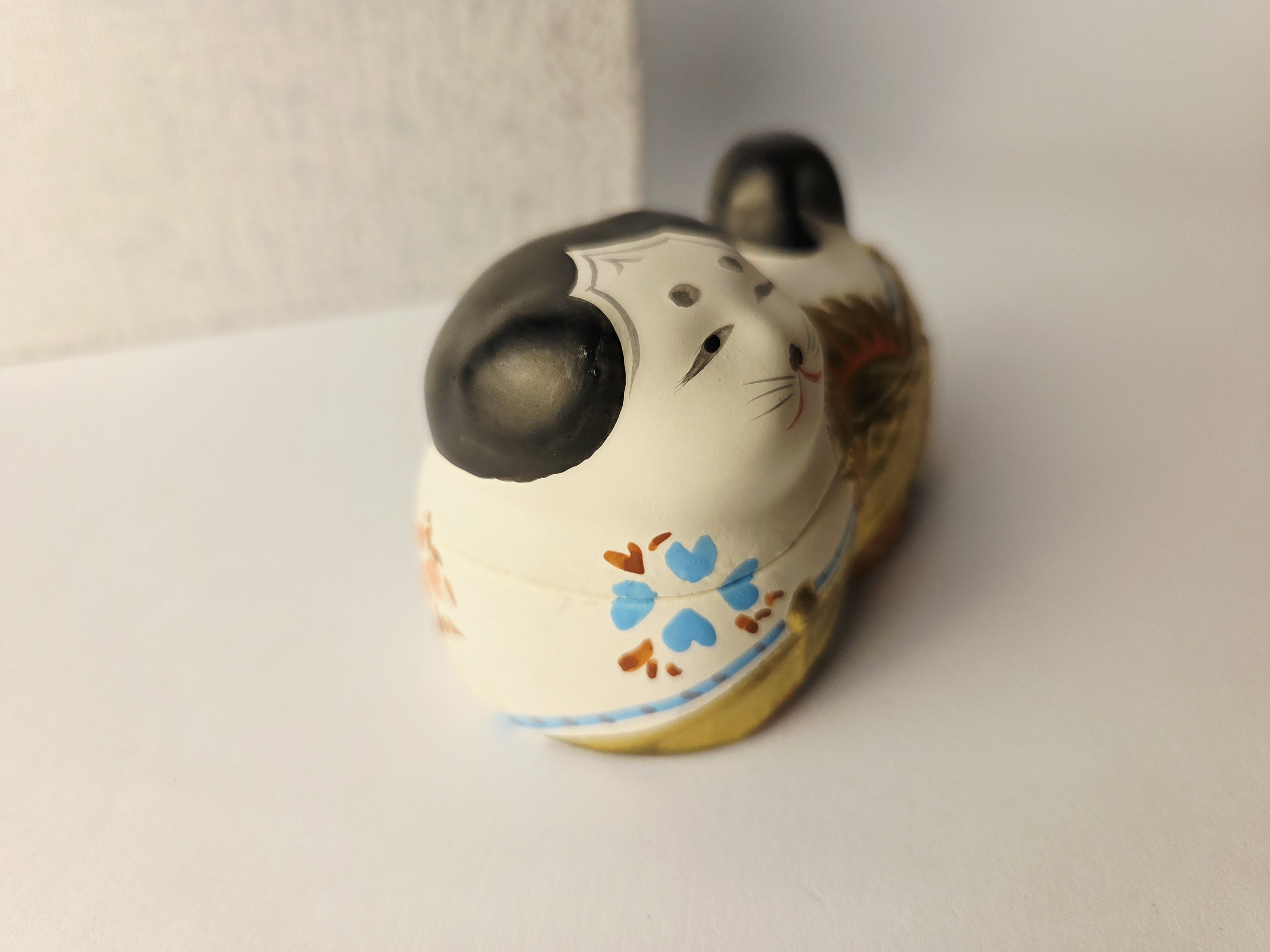 Vintage japoniška Inubako keramikinė dėžutė