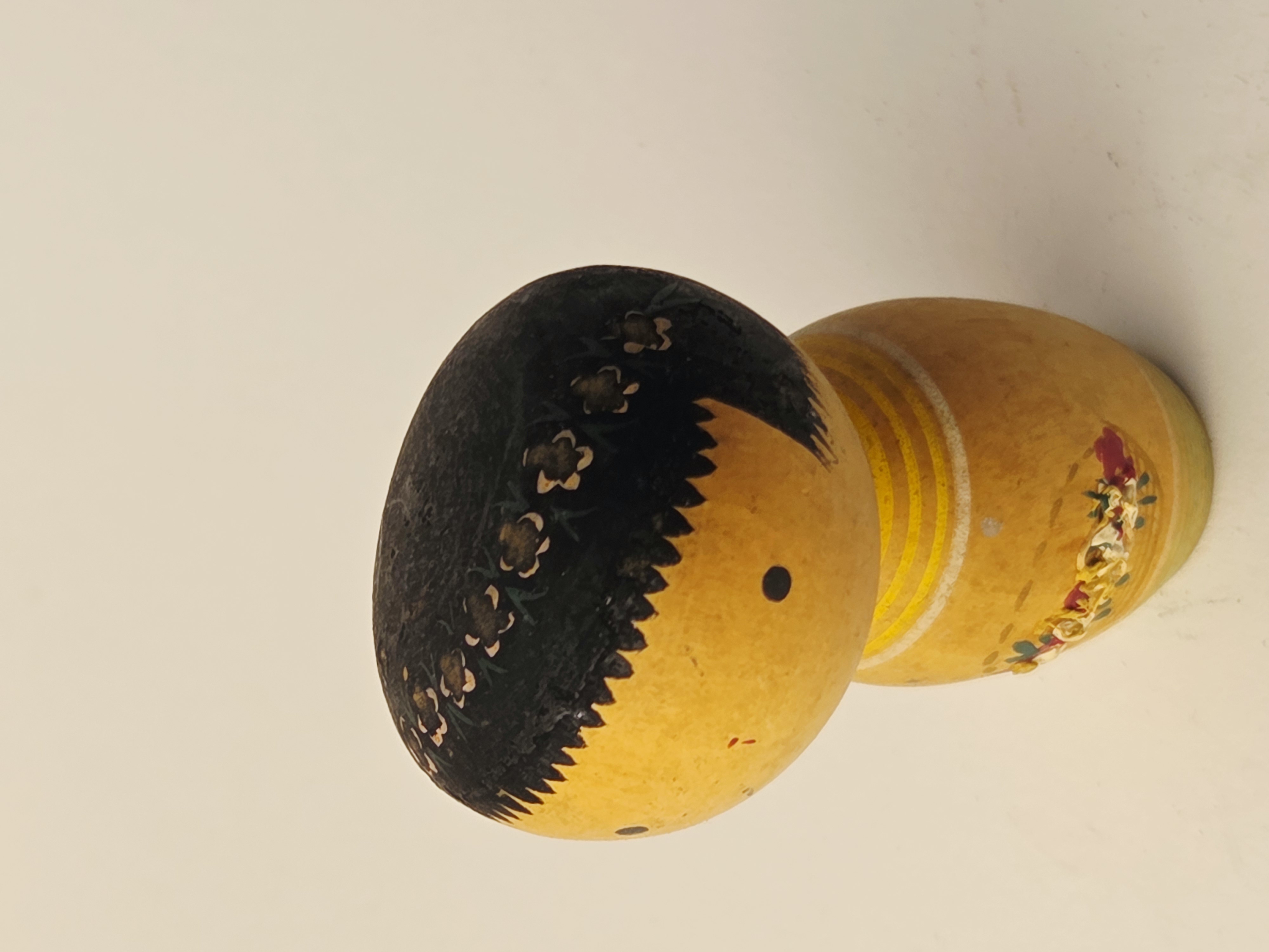 Tradicinė vintage japoniška Kokeshi medinė lėlė