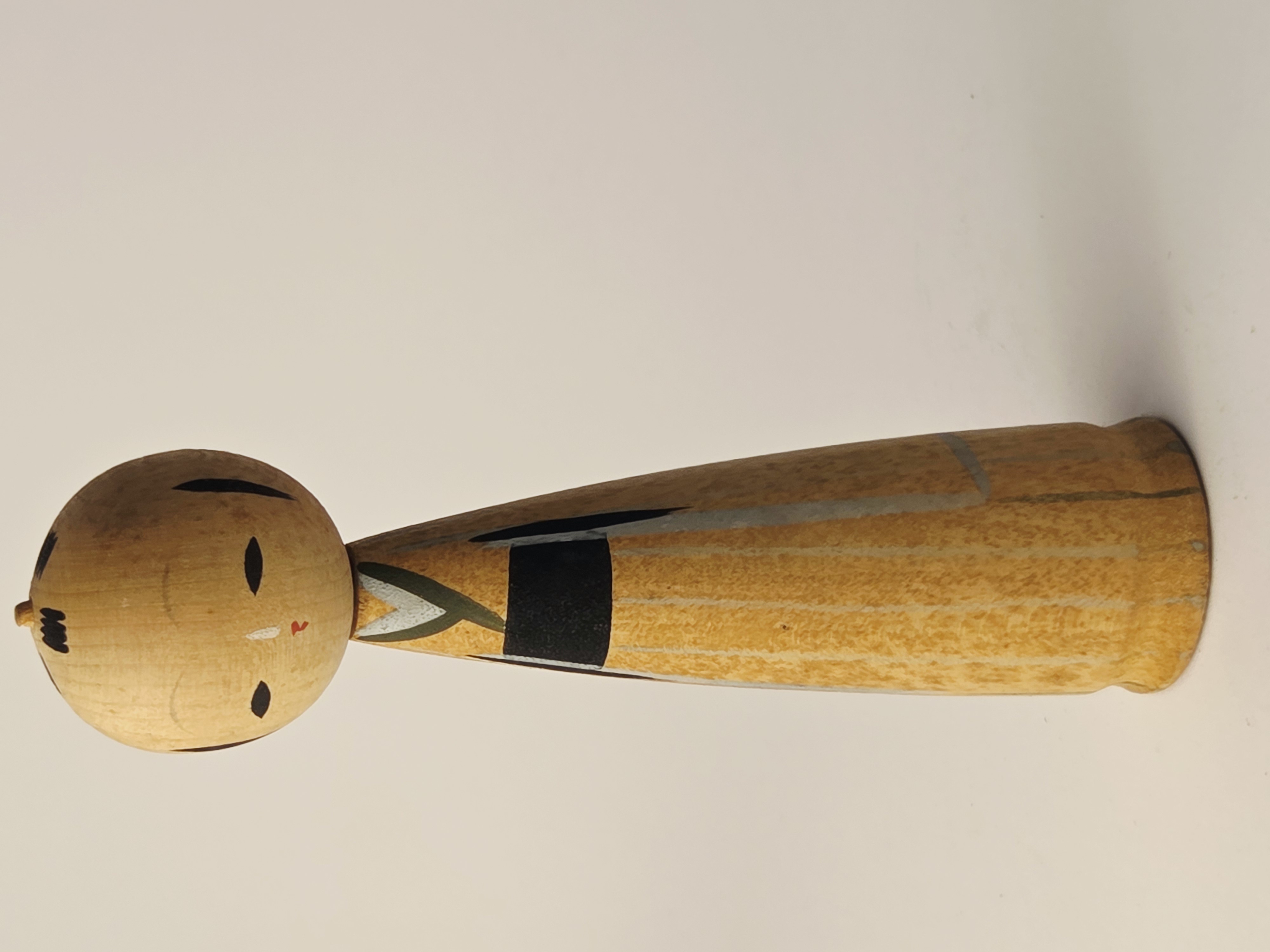 Tradicinė vintage japoniška Kokeshi medinė lėlė