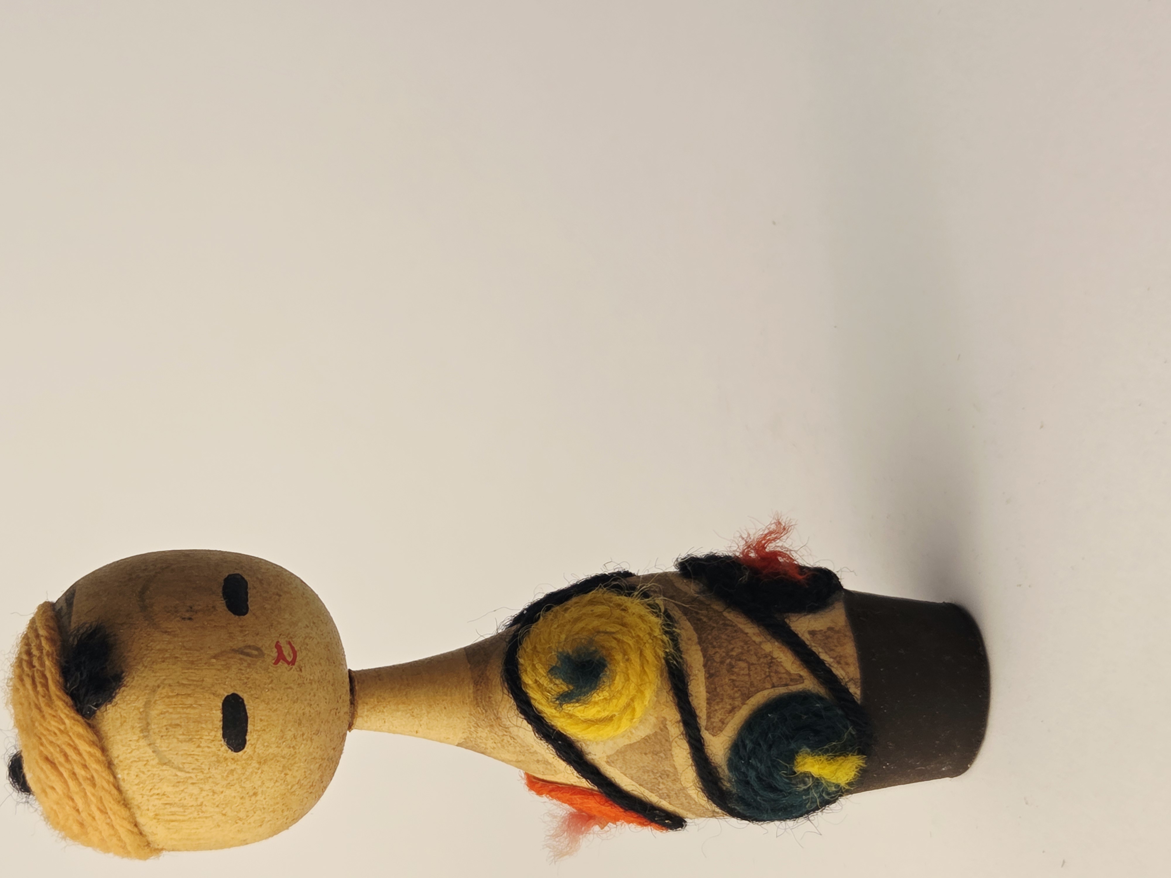 Tradicinė vintage japoniška Kokeshi medinė lėlė
