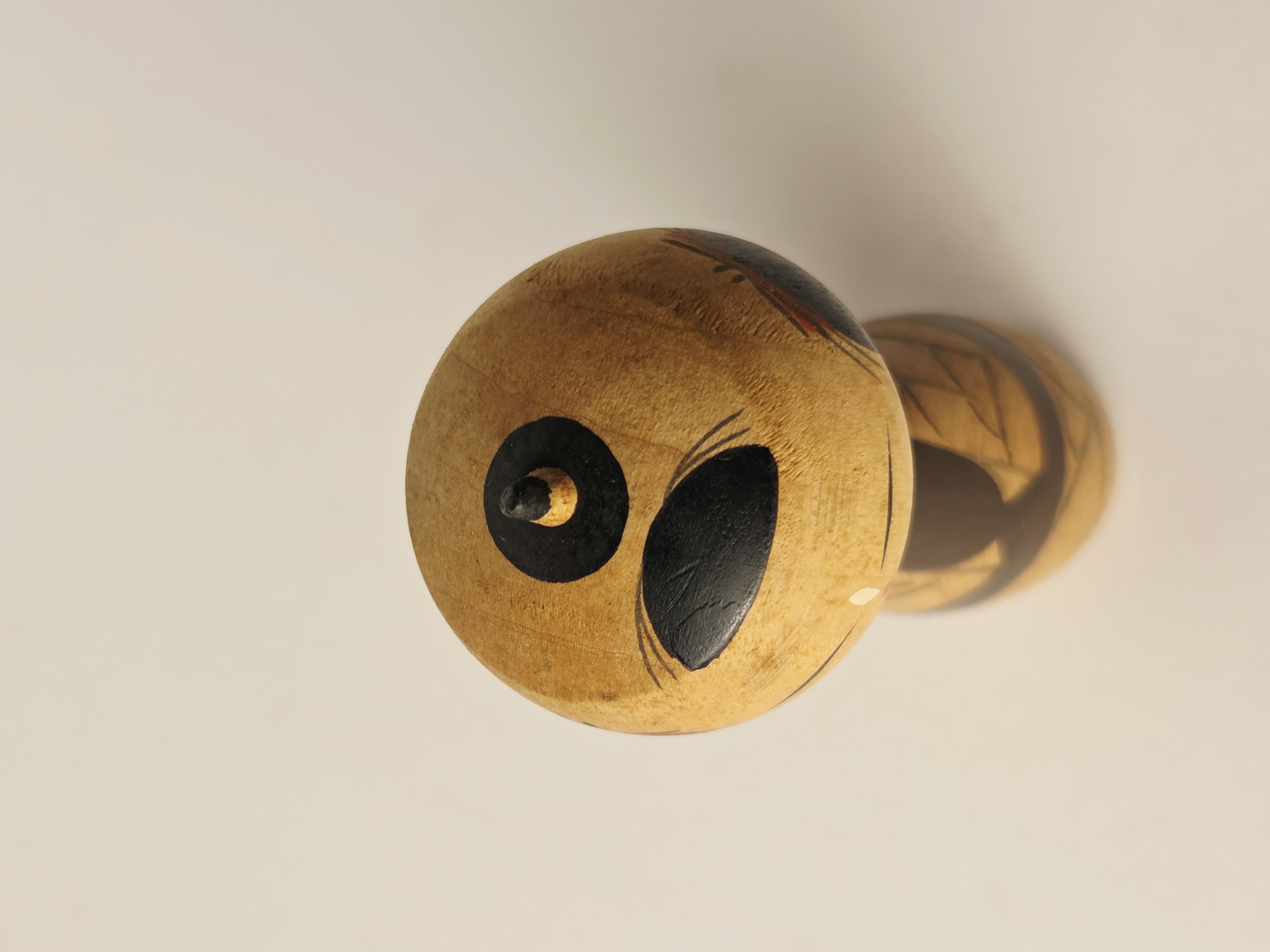 Vintage mini japoniška Kokeshi lėlė