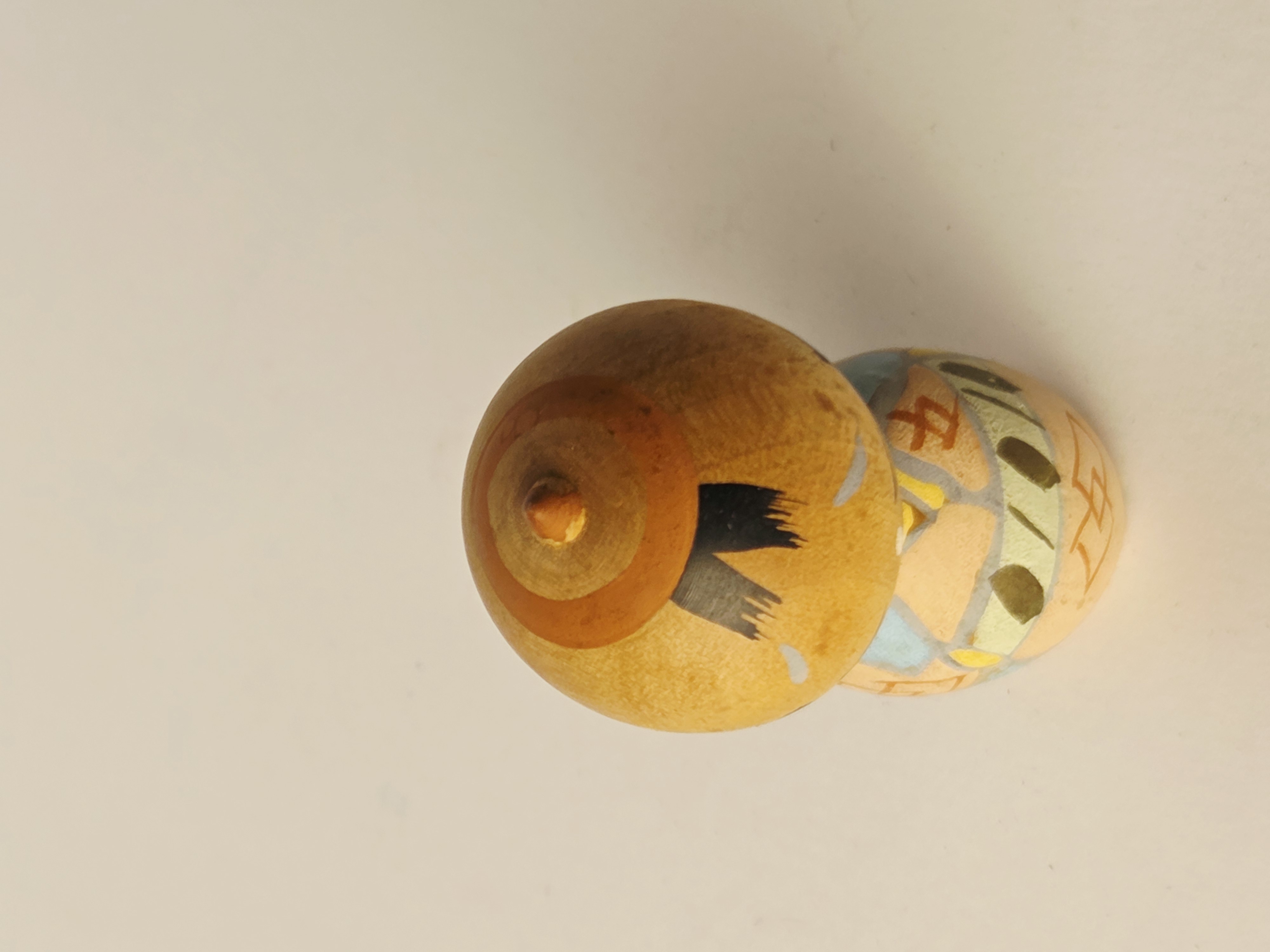 Vintage mini japoniška Kokeshi lėlė