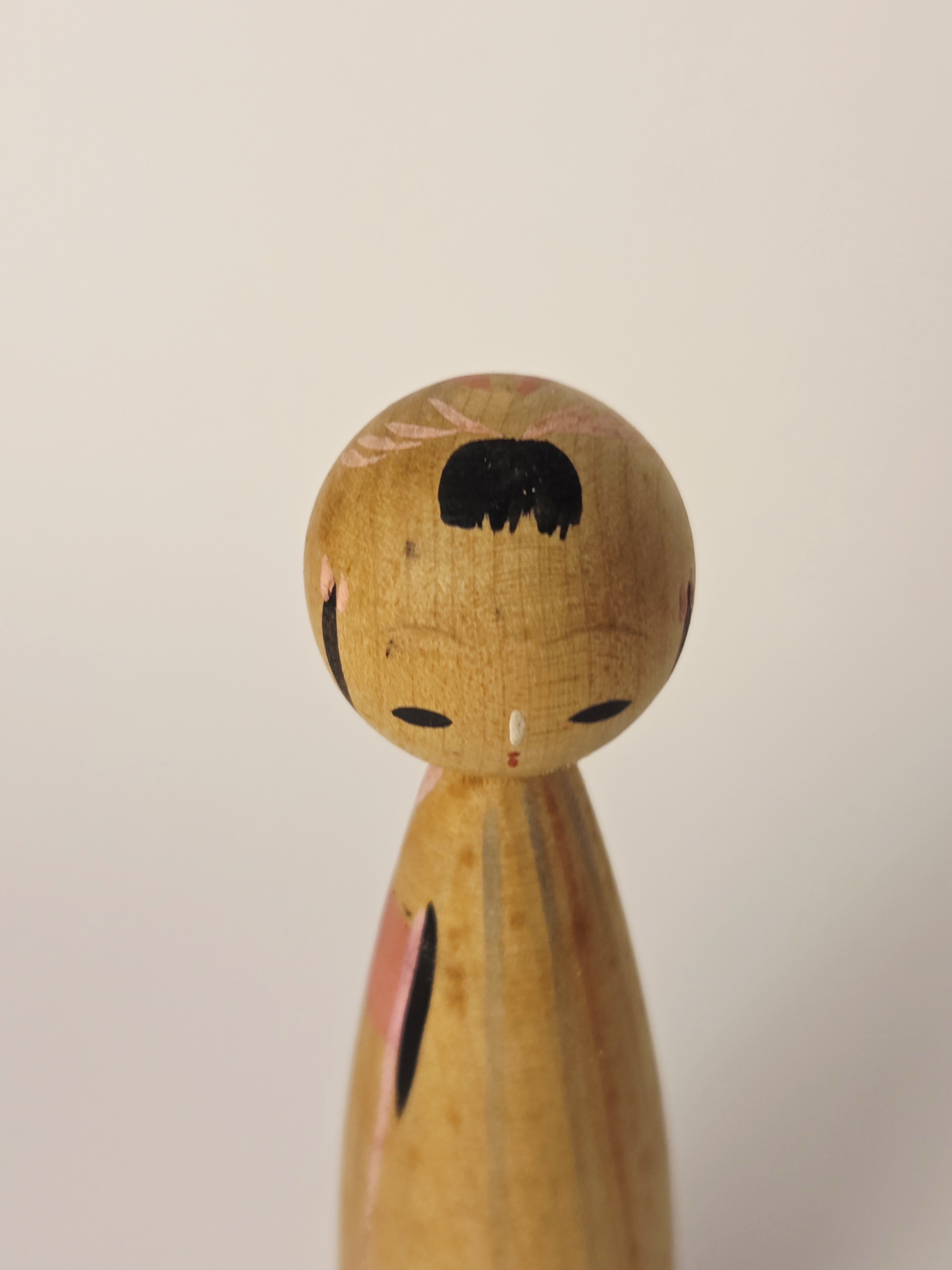 Vintage japoniška Kokeshi lėlė