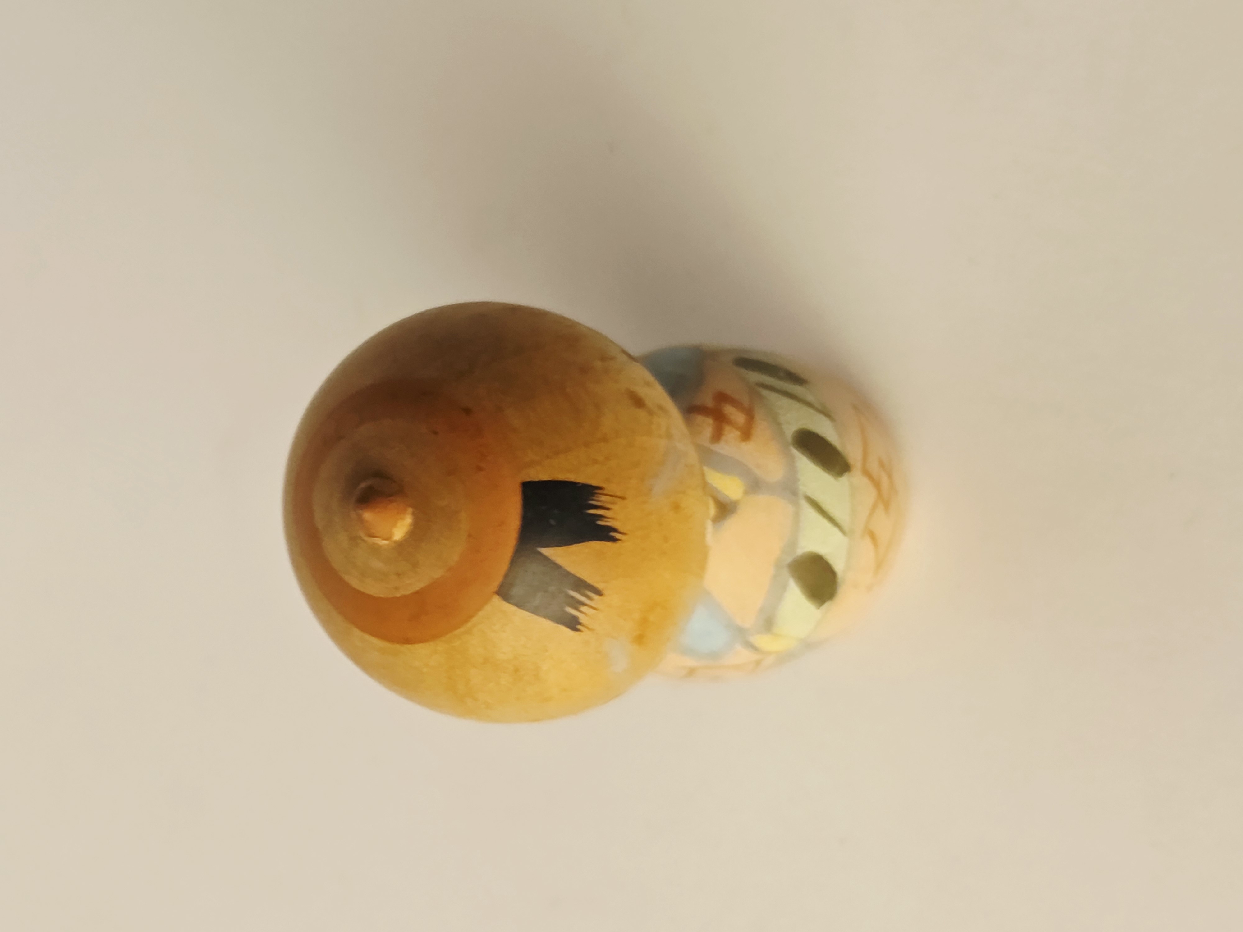 Vintage mini japoniška Kokeshi lėlė