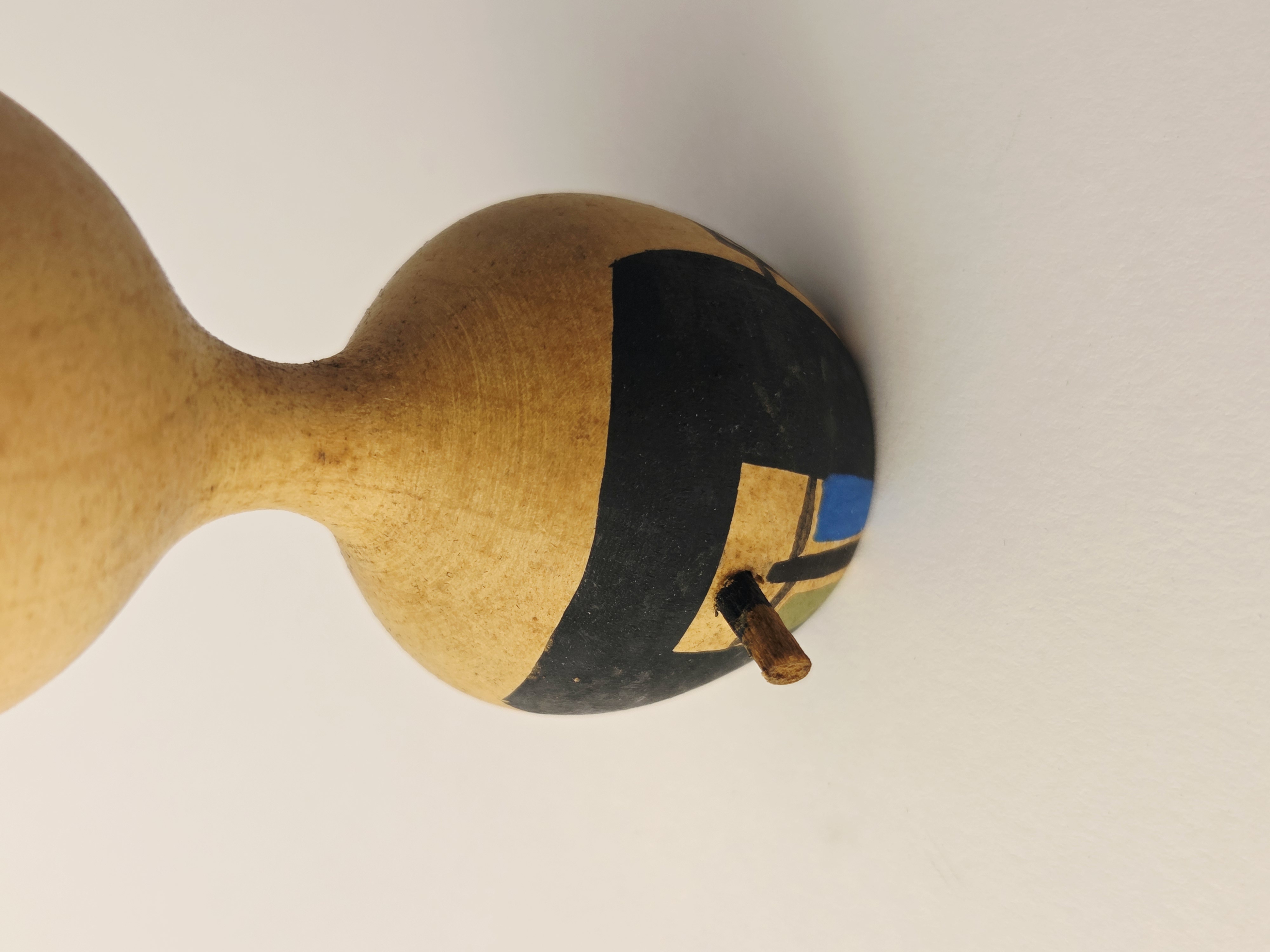 Tradicinė vintage japoniška Kokeshi medinė lėlė
