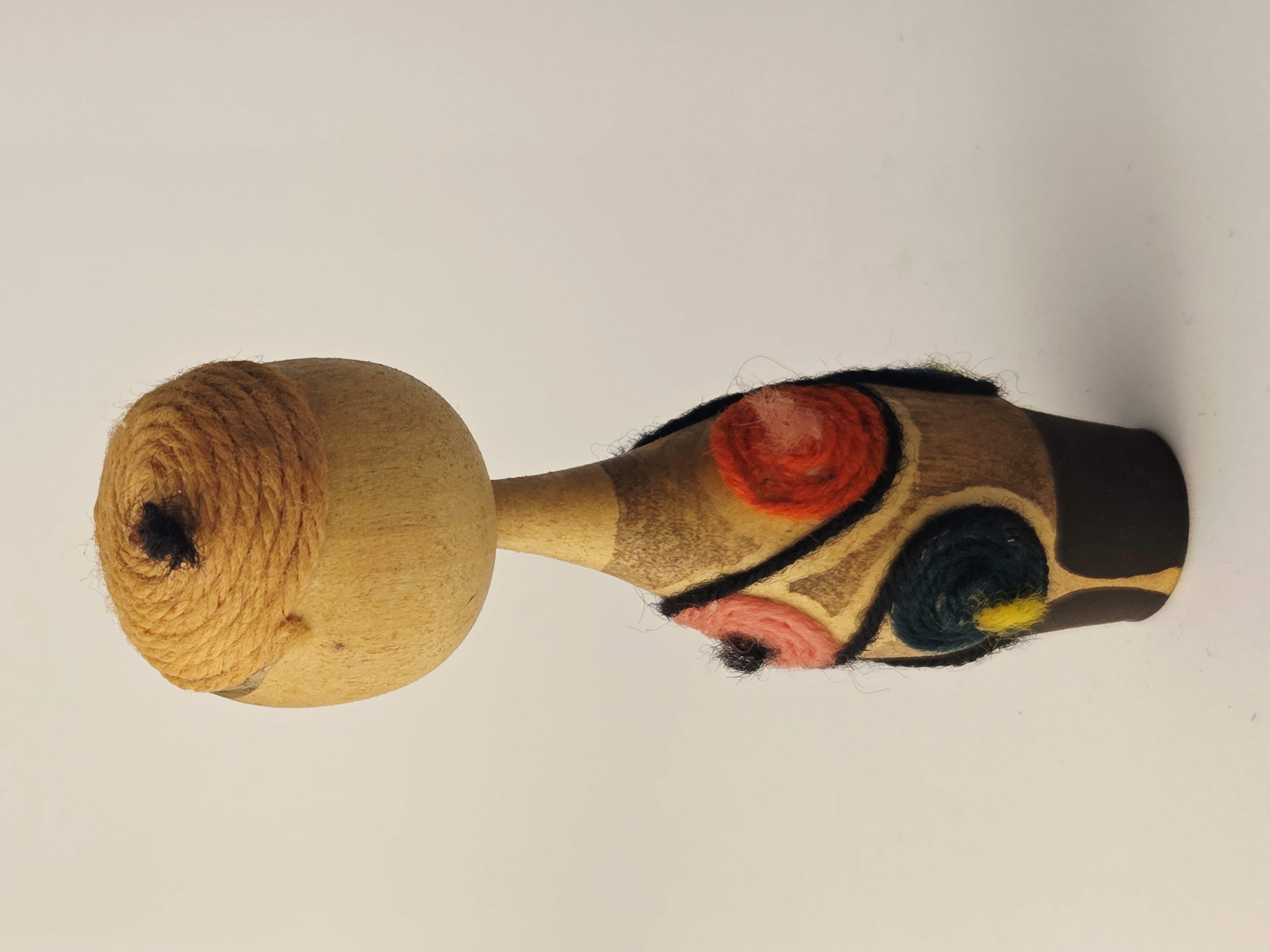 Tradicinė vintage japoniška Kokeshi medinė lėlė