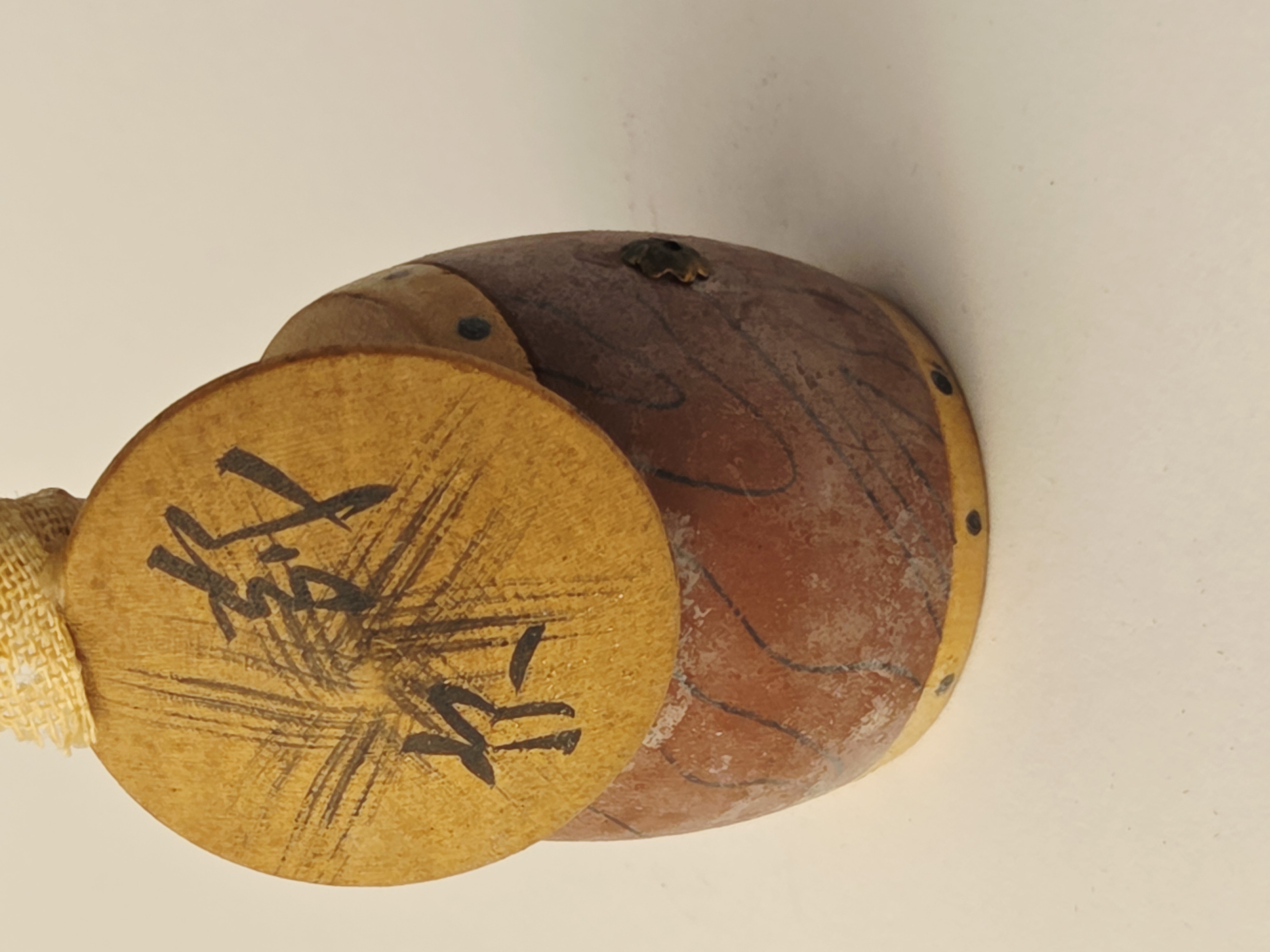 Tradicinė vintage japoniška Kokeshi medinė lėlė