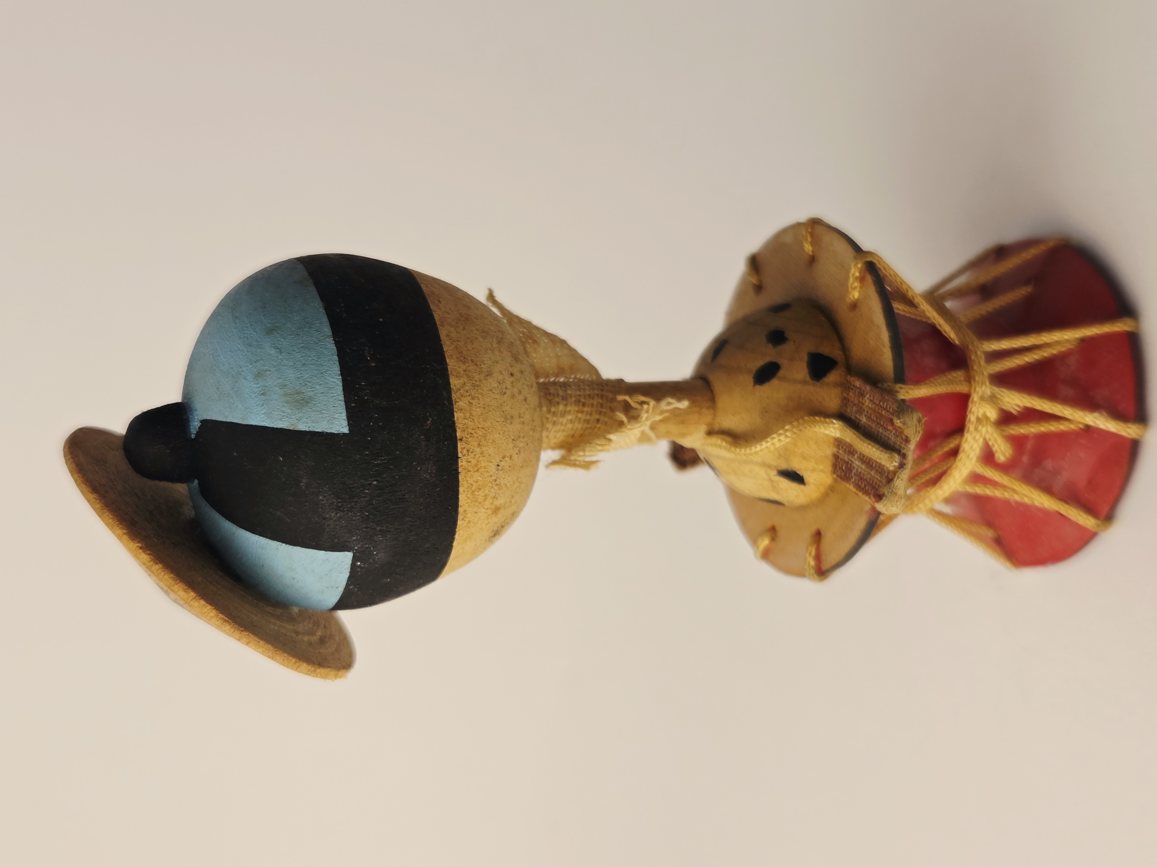 Tradicinė vintage japoniška Kokeshi medinė lėlė
