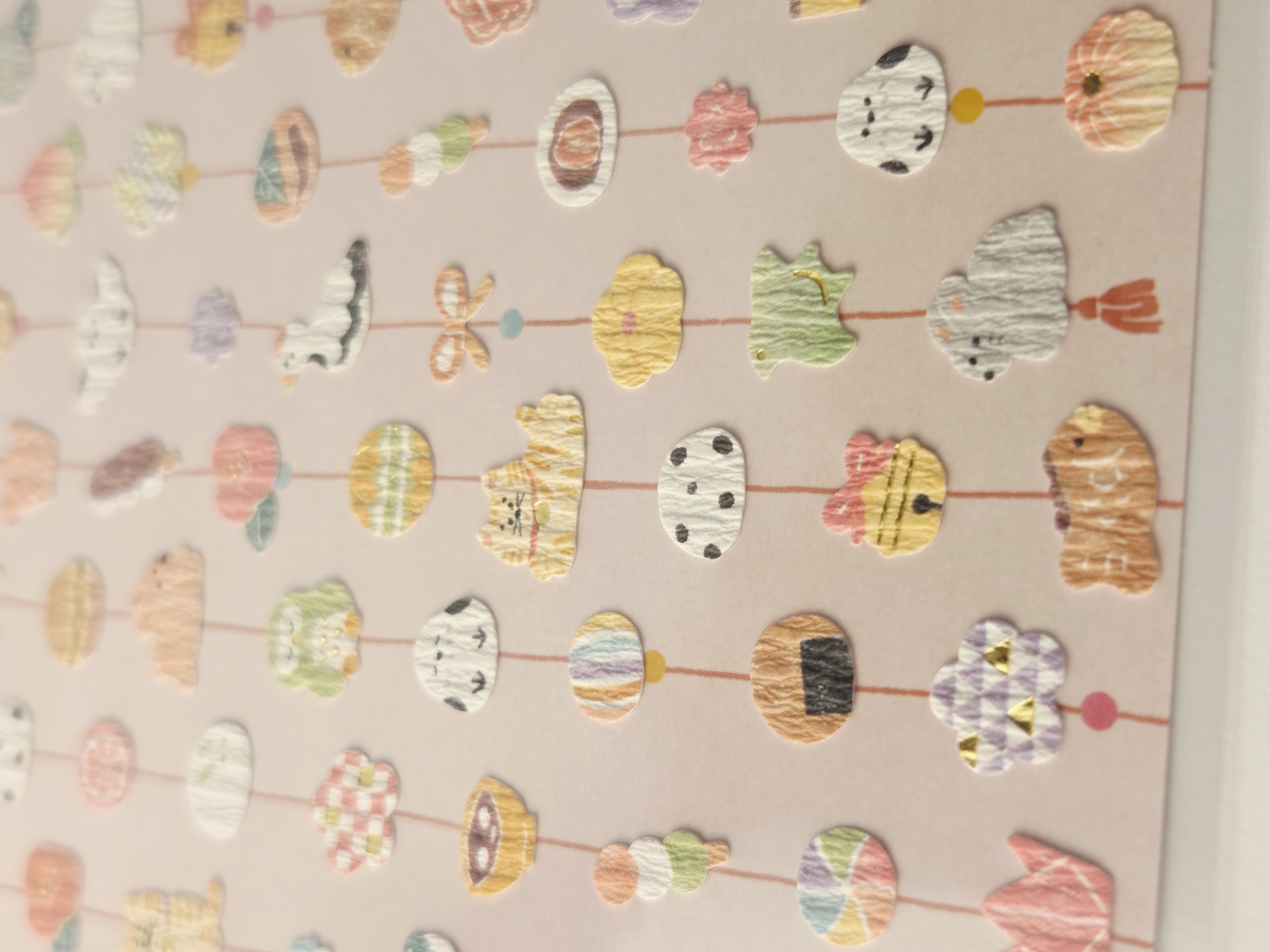 Japoniški lipdukai „Washi“ – Kabantys ornamentai (Made in Japan)