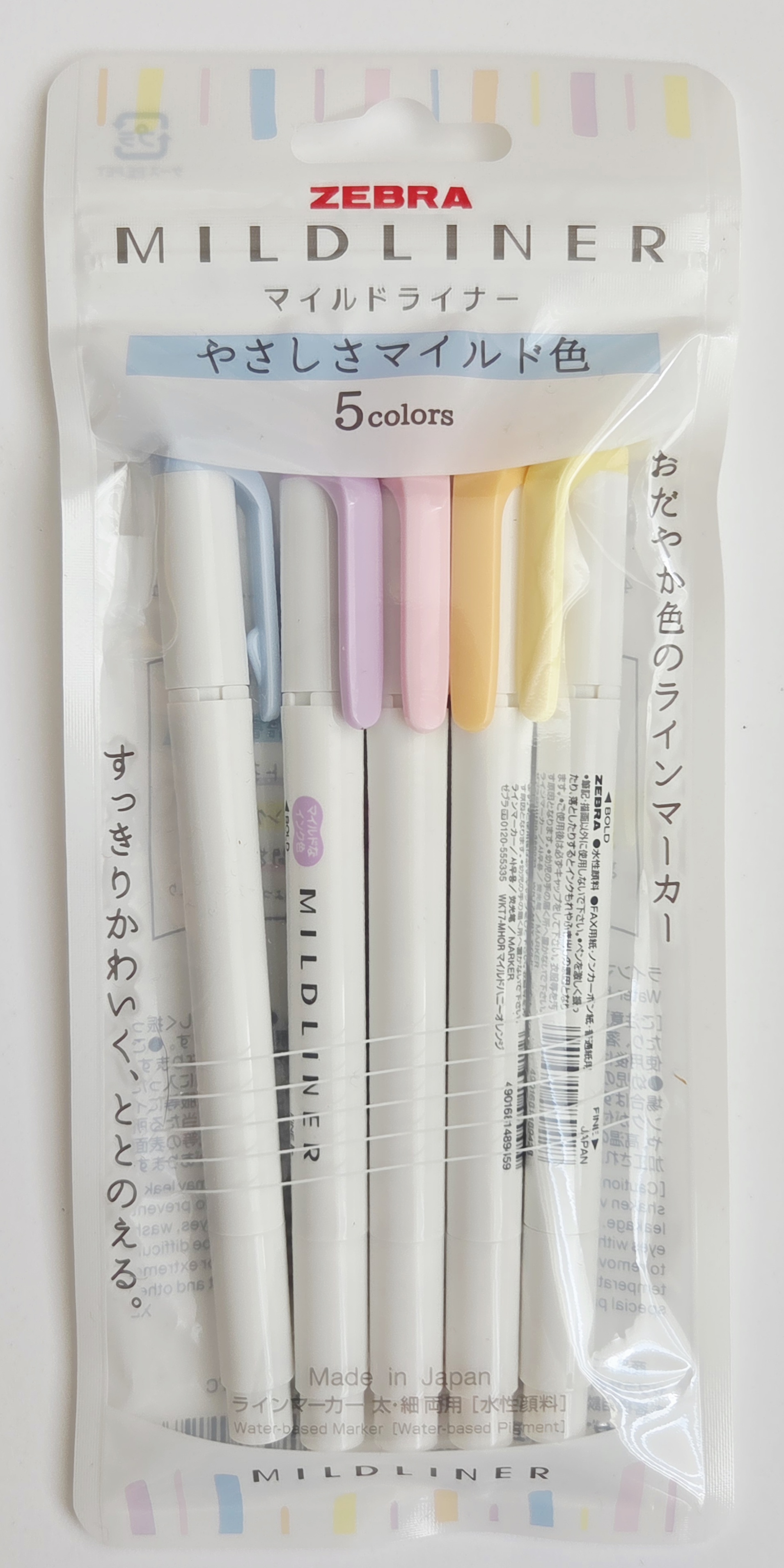 Zebra mildliner dvipusiai žymekliai