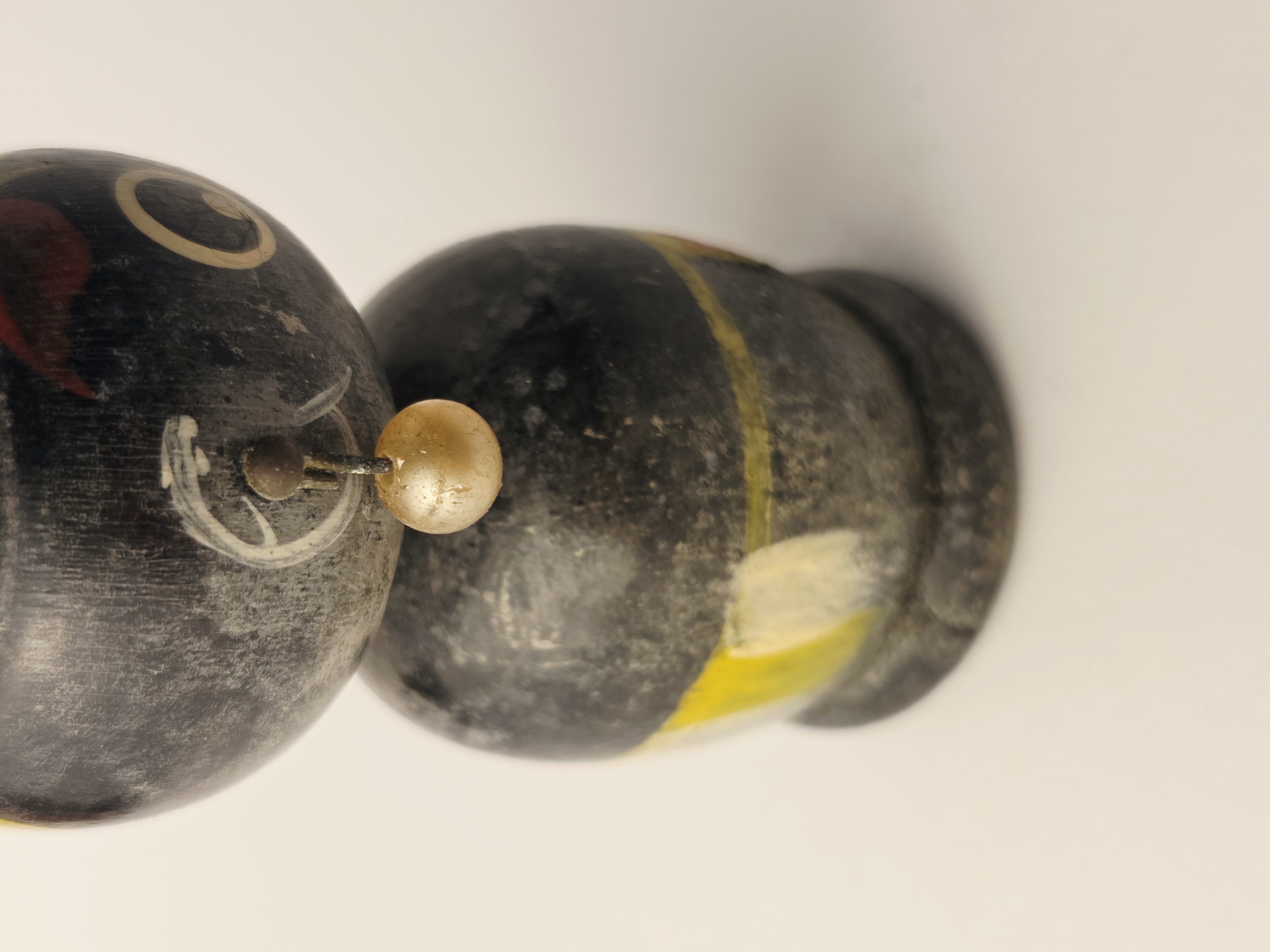 Tradicinė vintage japoniška Kokeshi medinė lėlė