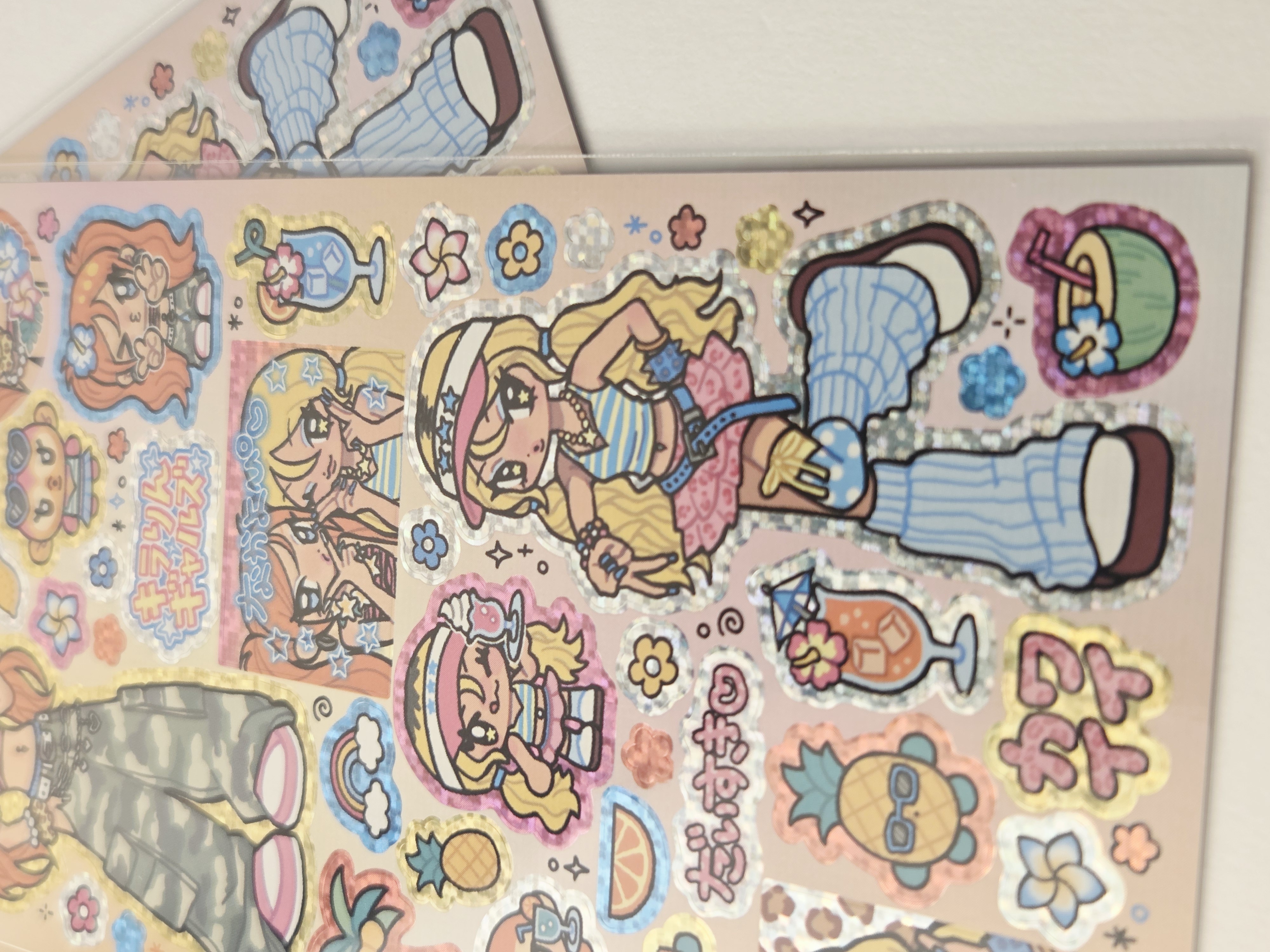 Japoniški lipdukai „Topping Lab“ – Kawaii Girls (Made in Japan)