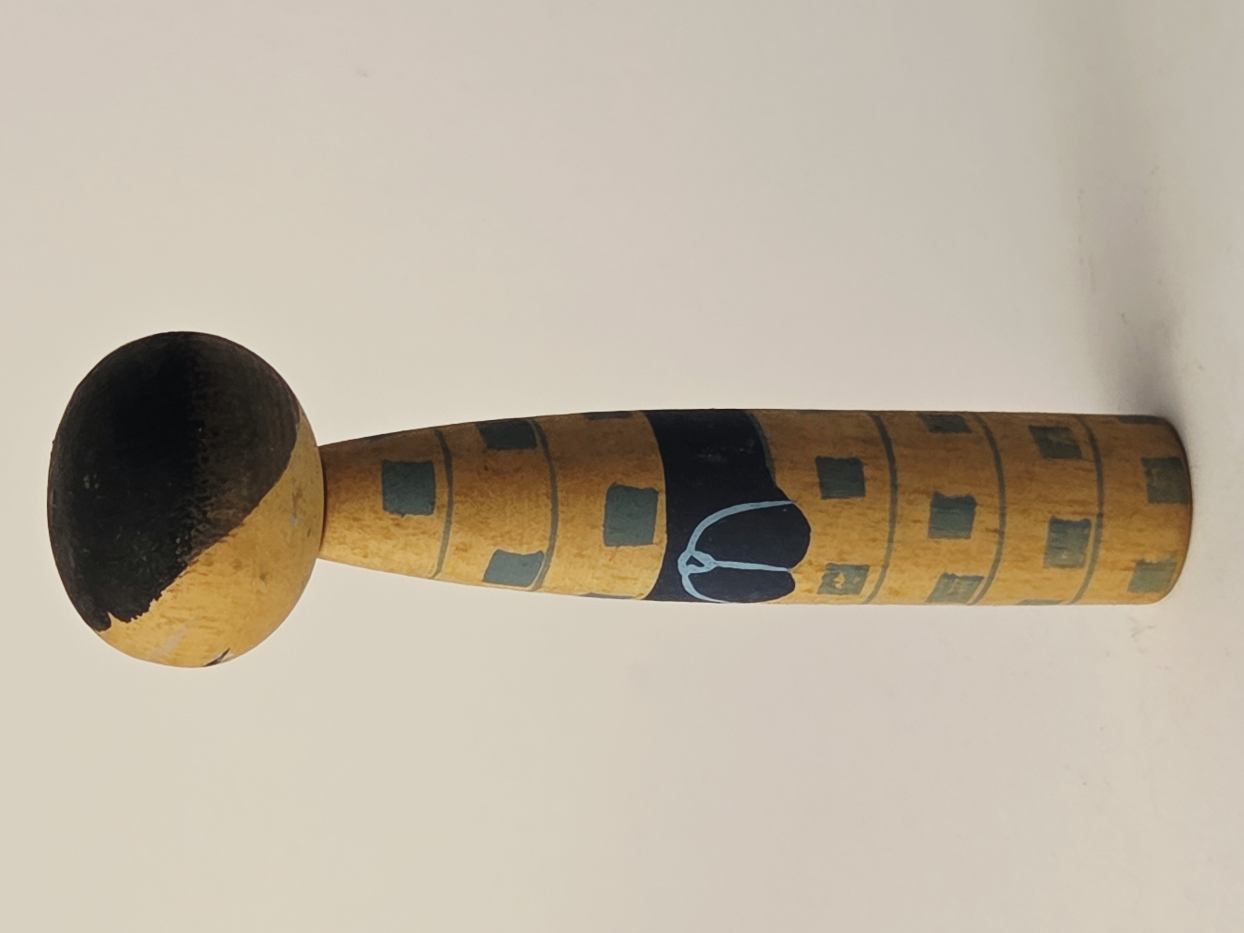 Tradicinė vintage japoniška Kokeshi medinė lėlė