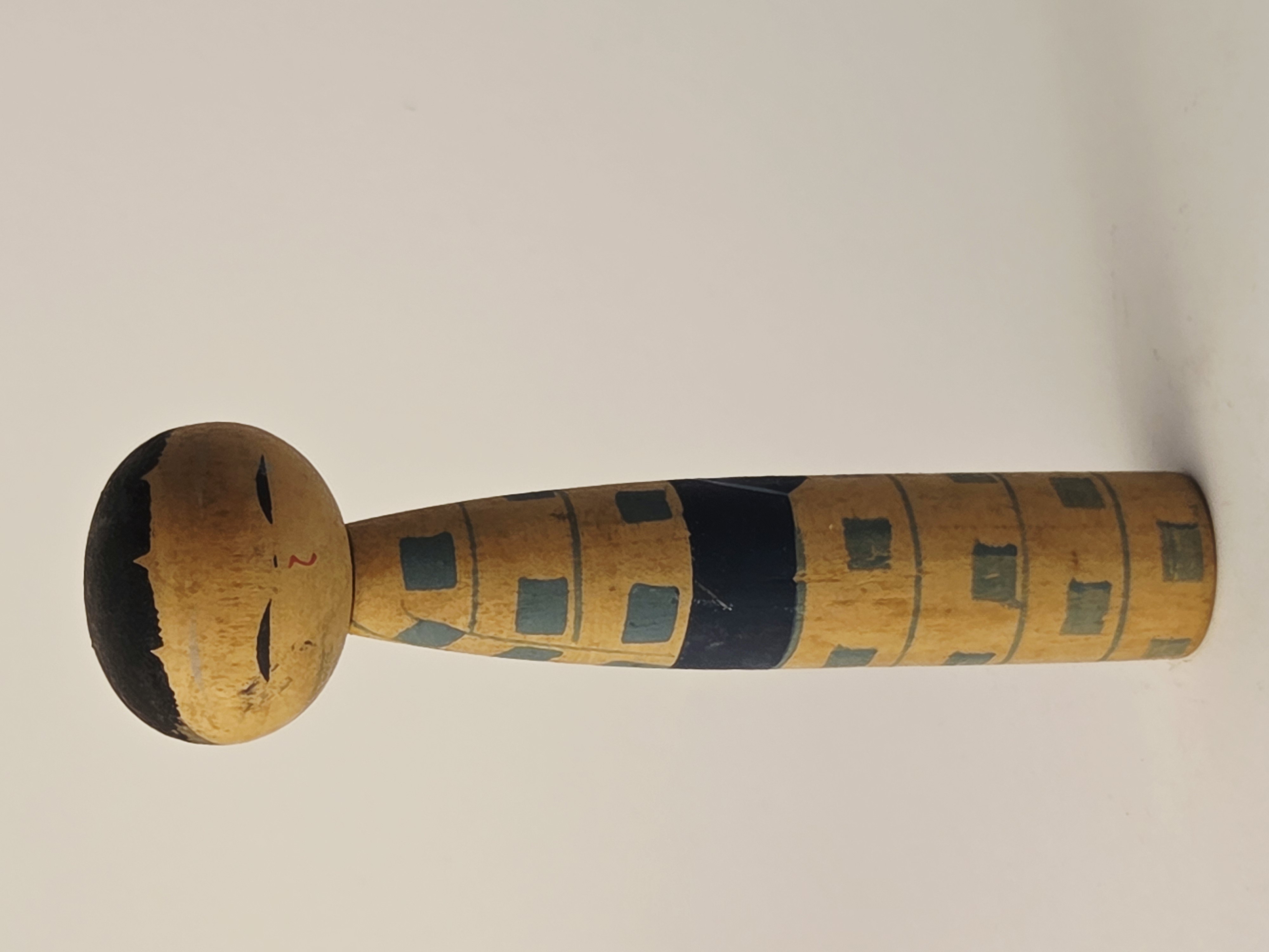 Tradicinė vintage japoniška Kokeshi medinė lėlė