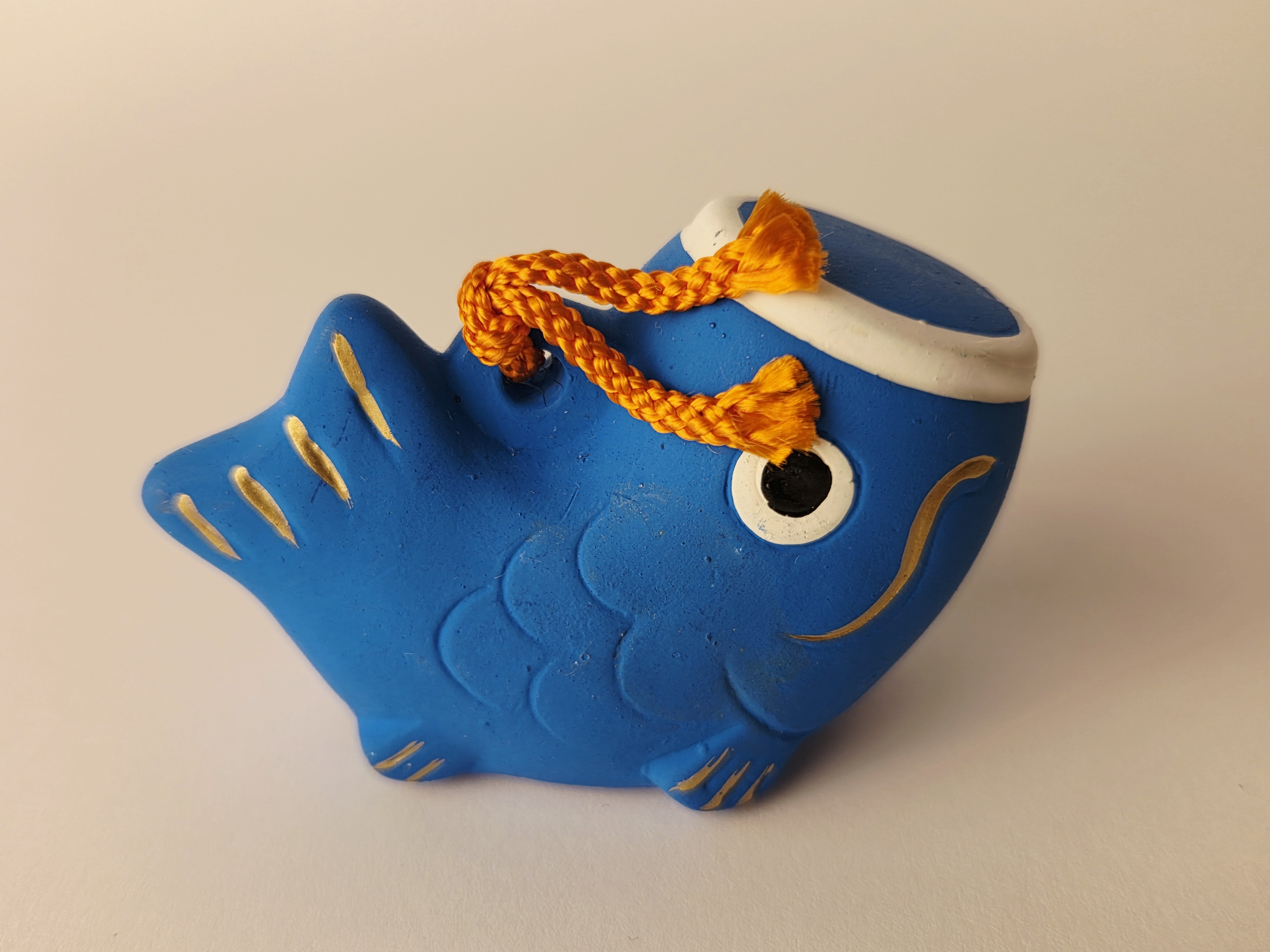 Vintage Yakushigama Koinobori keramikinis varpelis