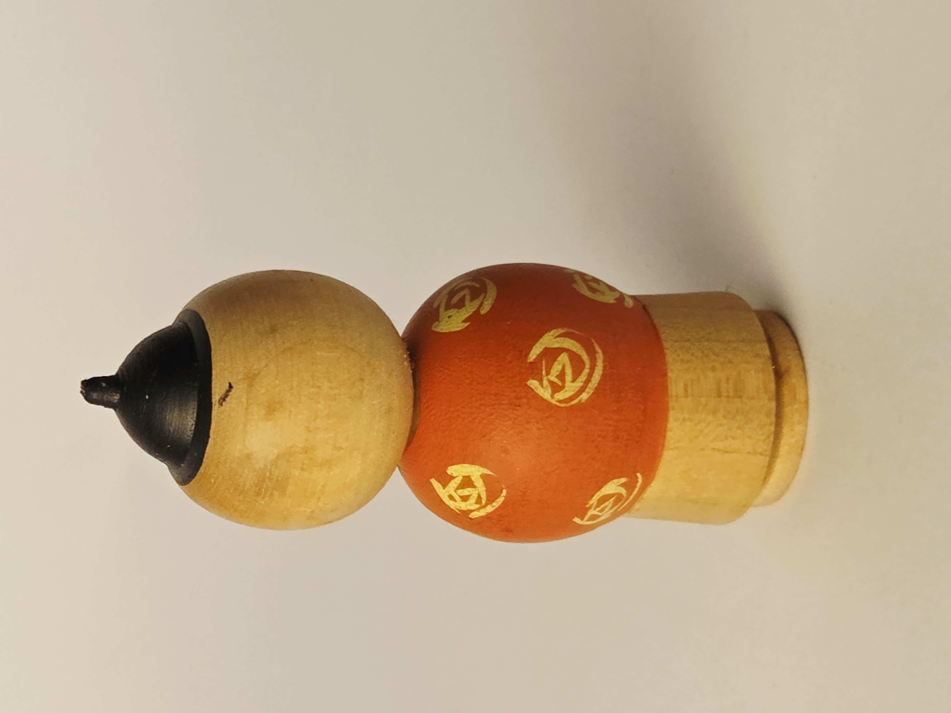 Vintage mini japoniška Kokeshi lėlė