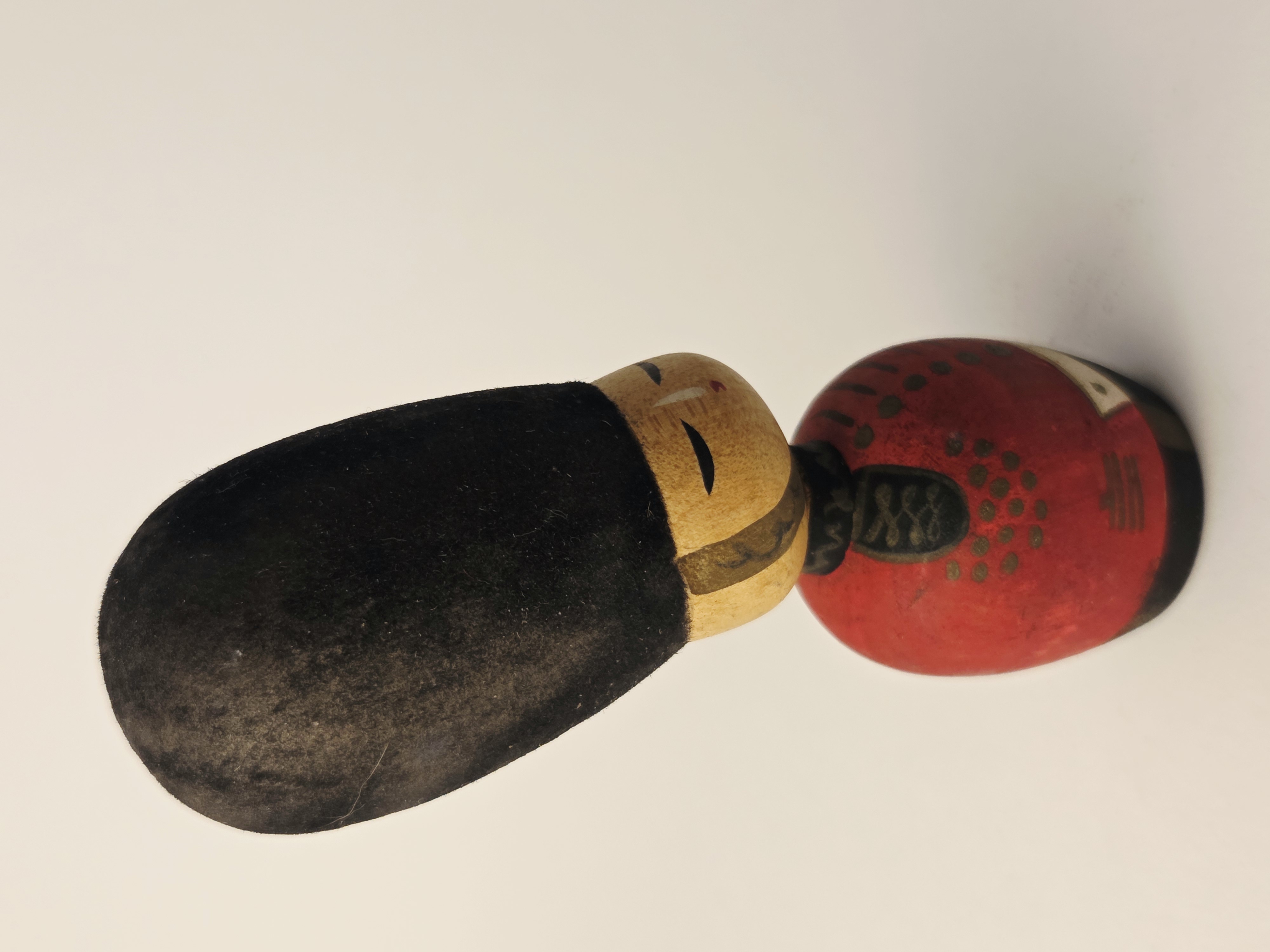 Tradicinė vintage japoniška Kokeshi medinė lėlė