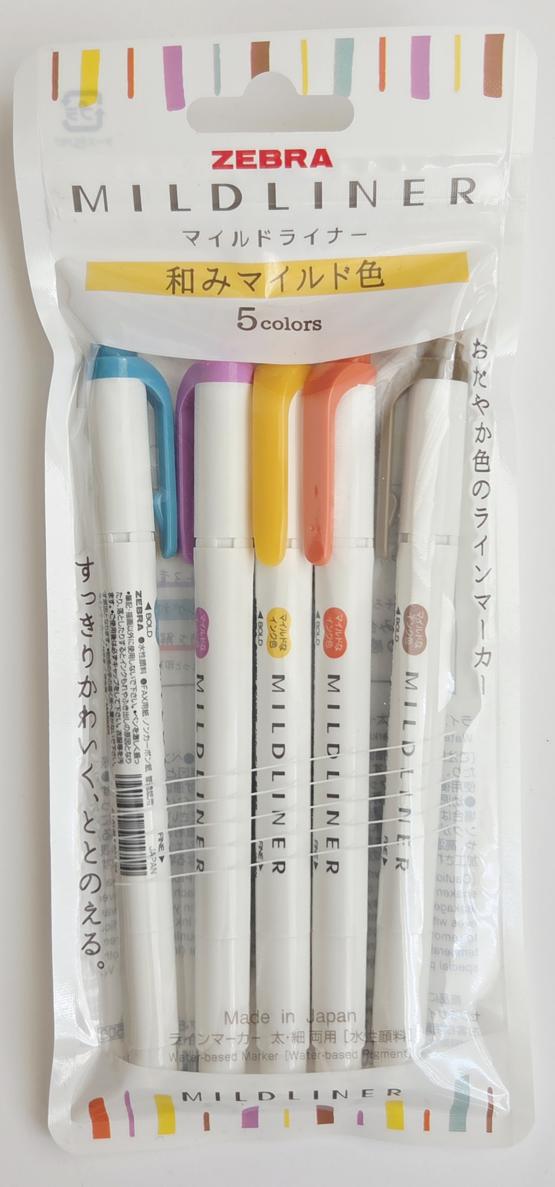 Zebra mildliner dvipusiai žymekliai