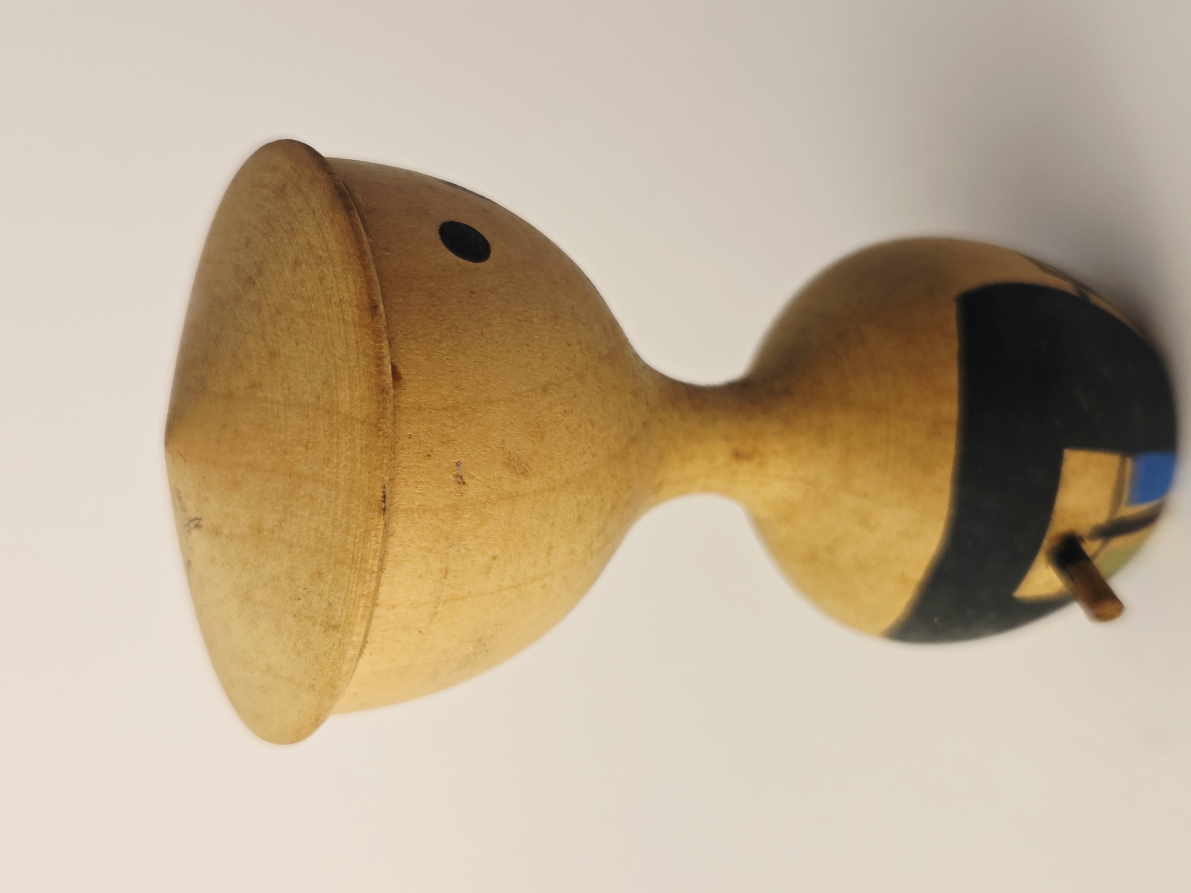 Tradicinė vintage japoniška Kokeshi medinė lėlė