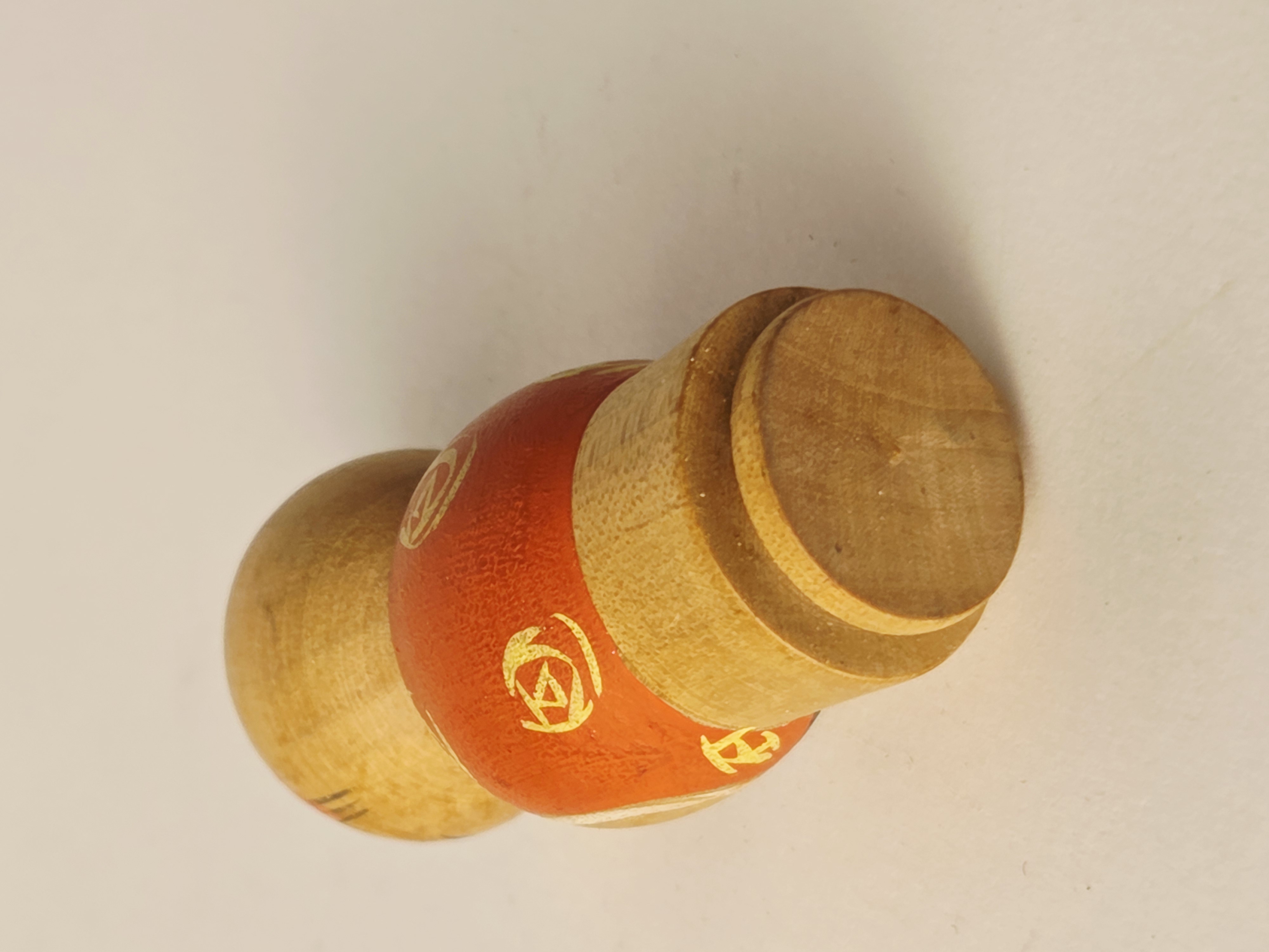 Vintage mini japoniška Kokeshi lėlė