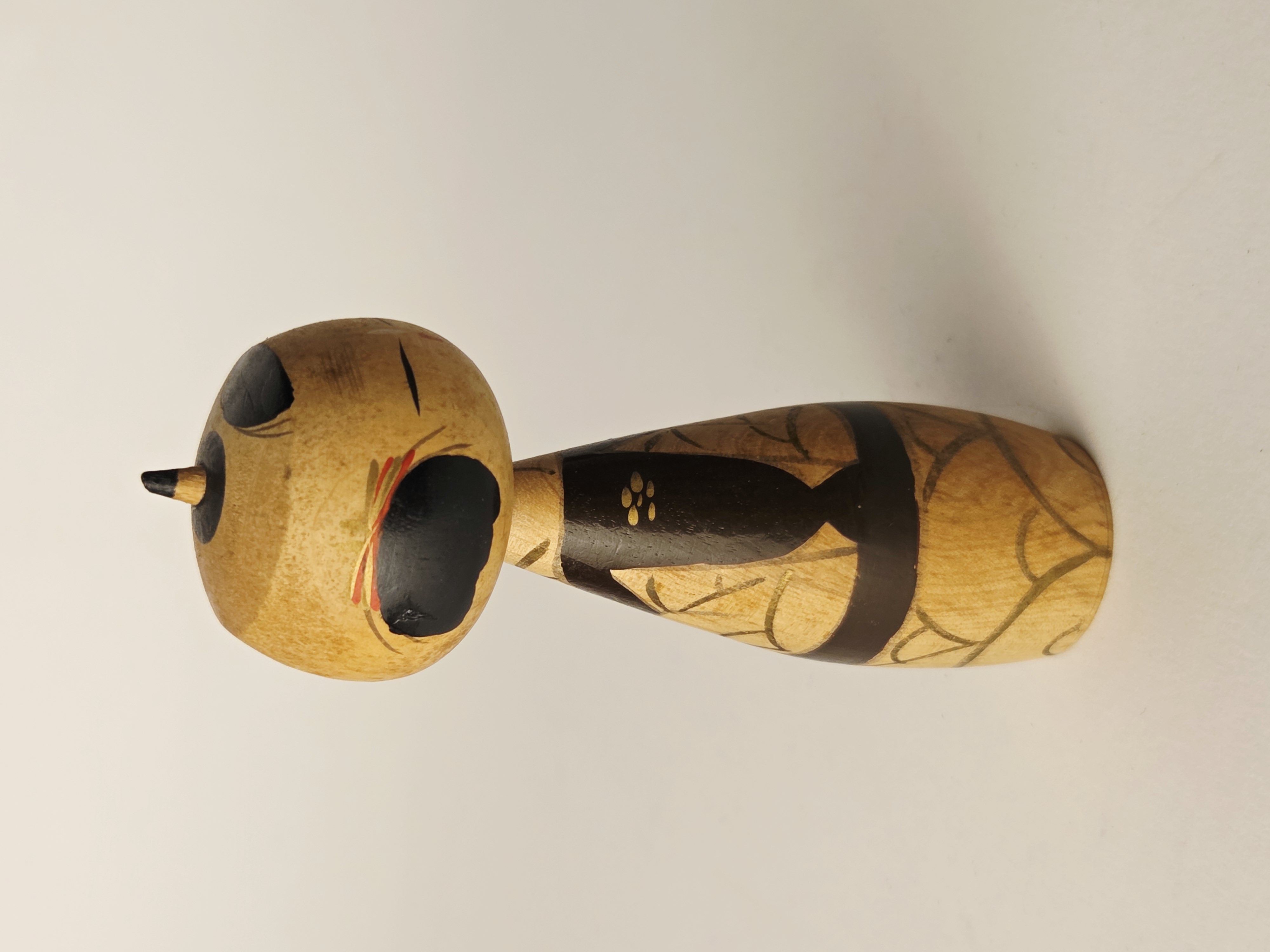 Vintage mini japoniška Kokeshi lėlė