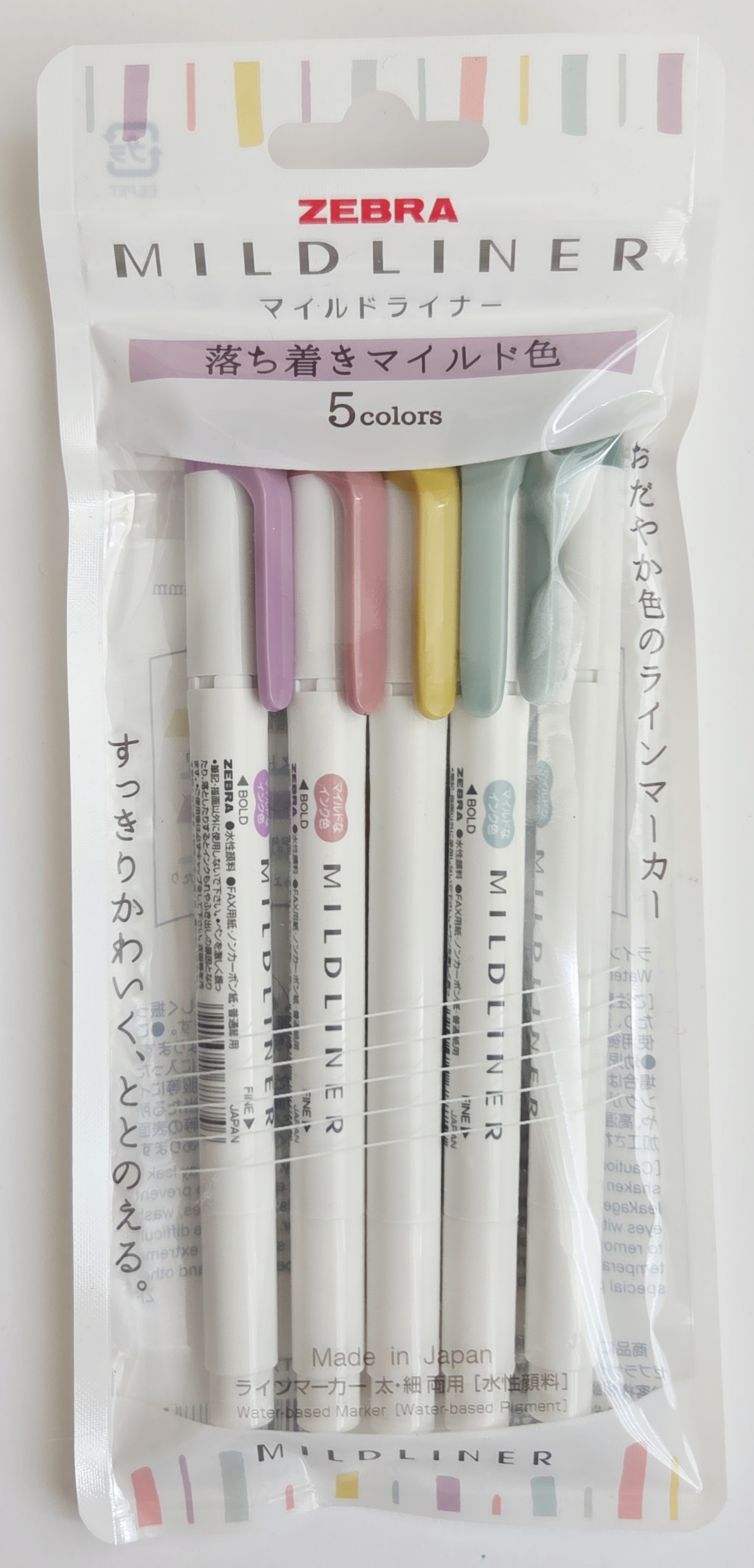 Zebra mildliner dvipusiai žymekliai