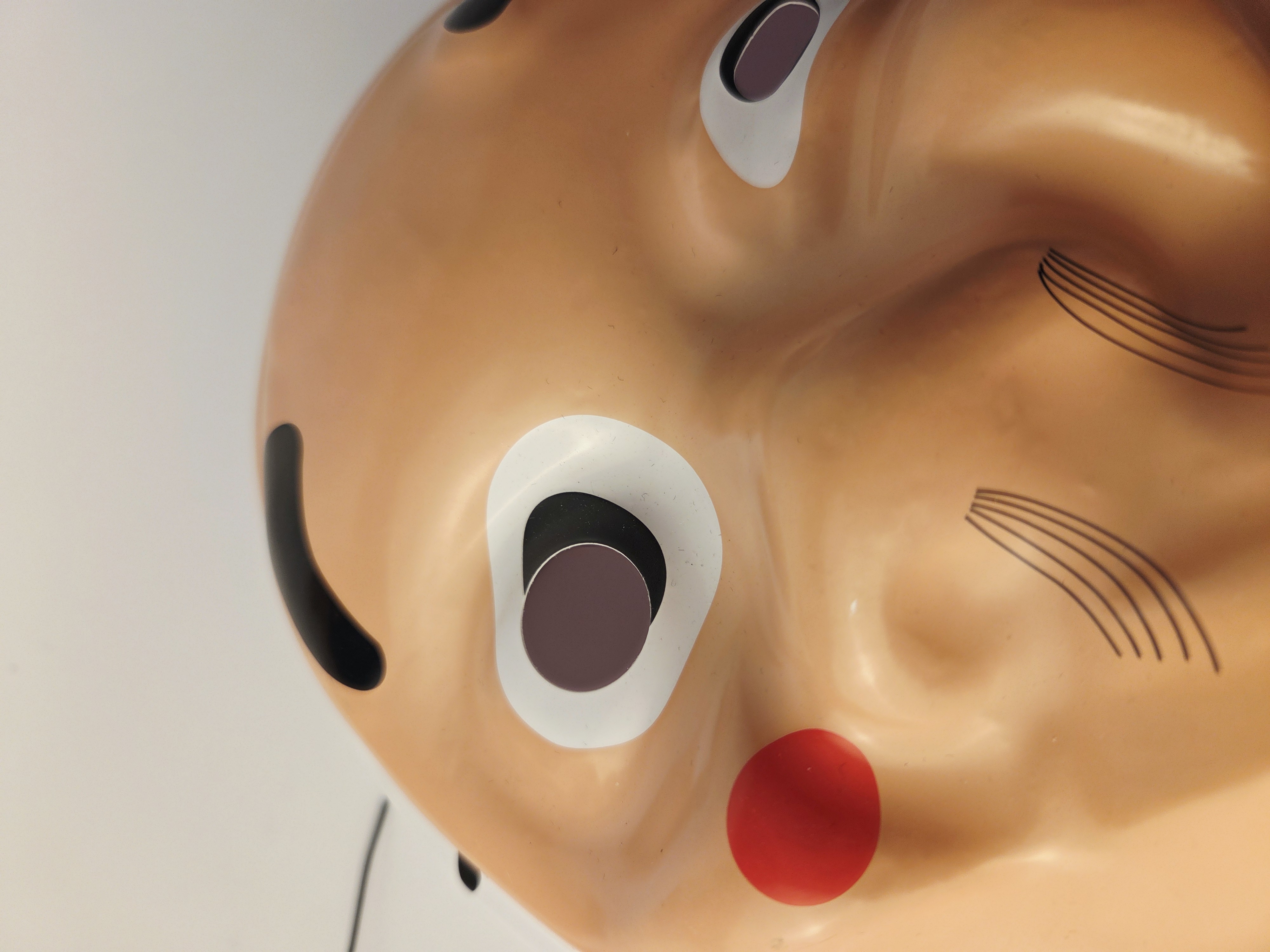Japoniška Hyottoko plastikinė kaukė