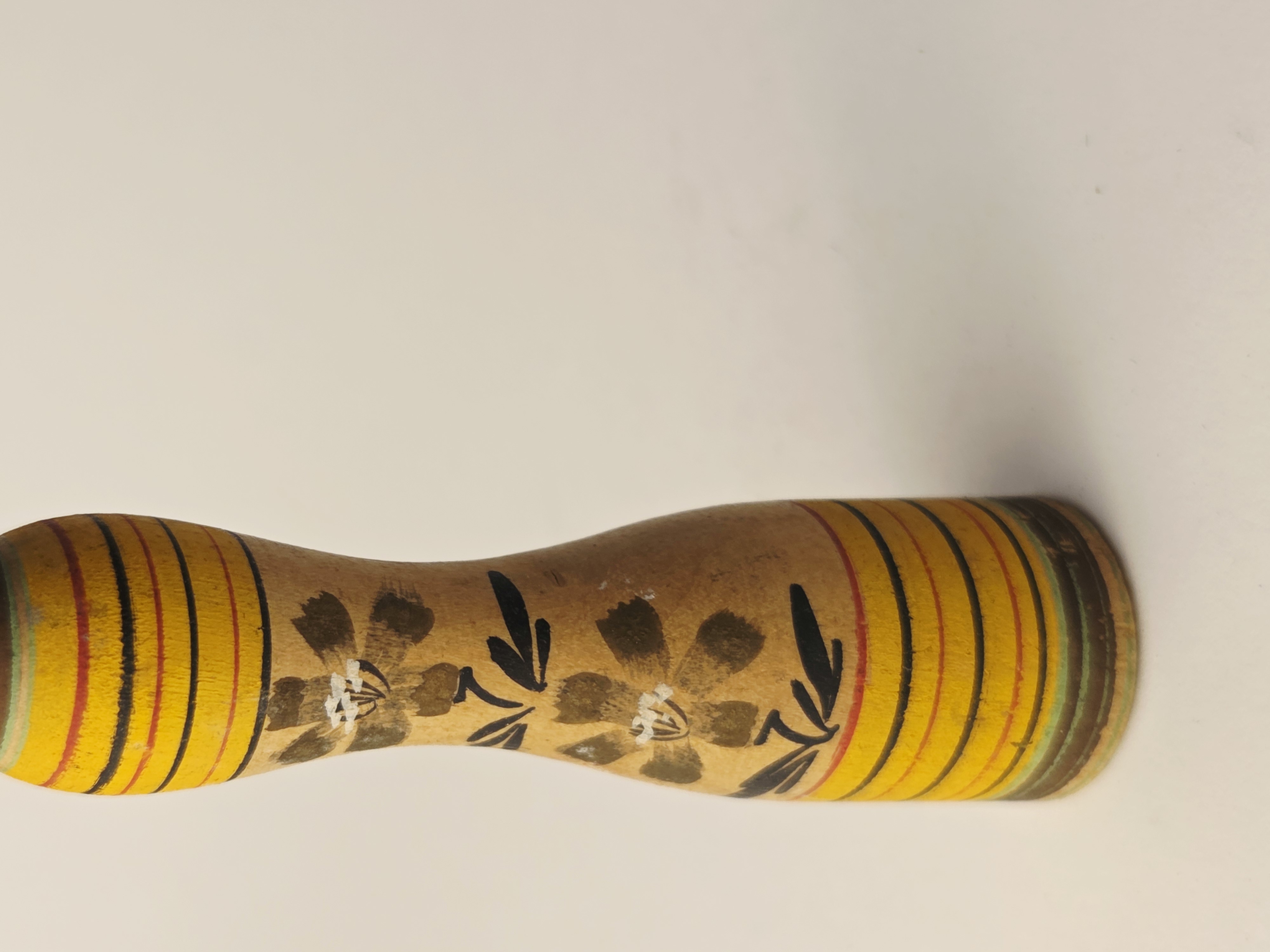 Tradicinė vintage japoniška Kokeshi medinė lėlė