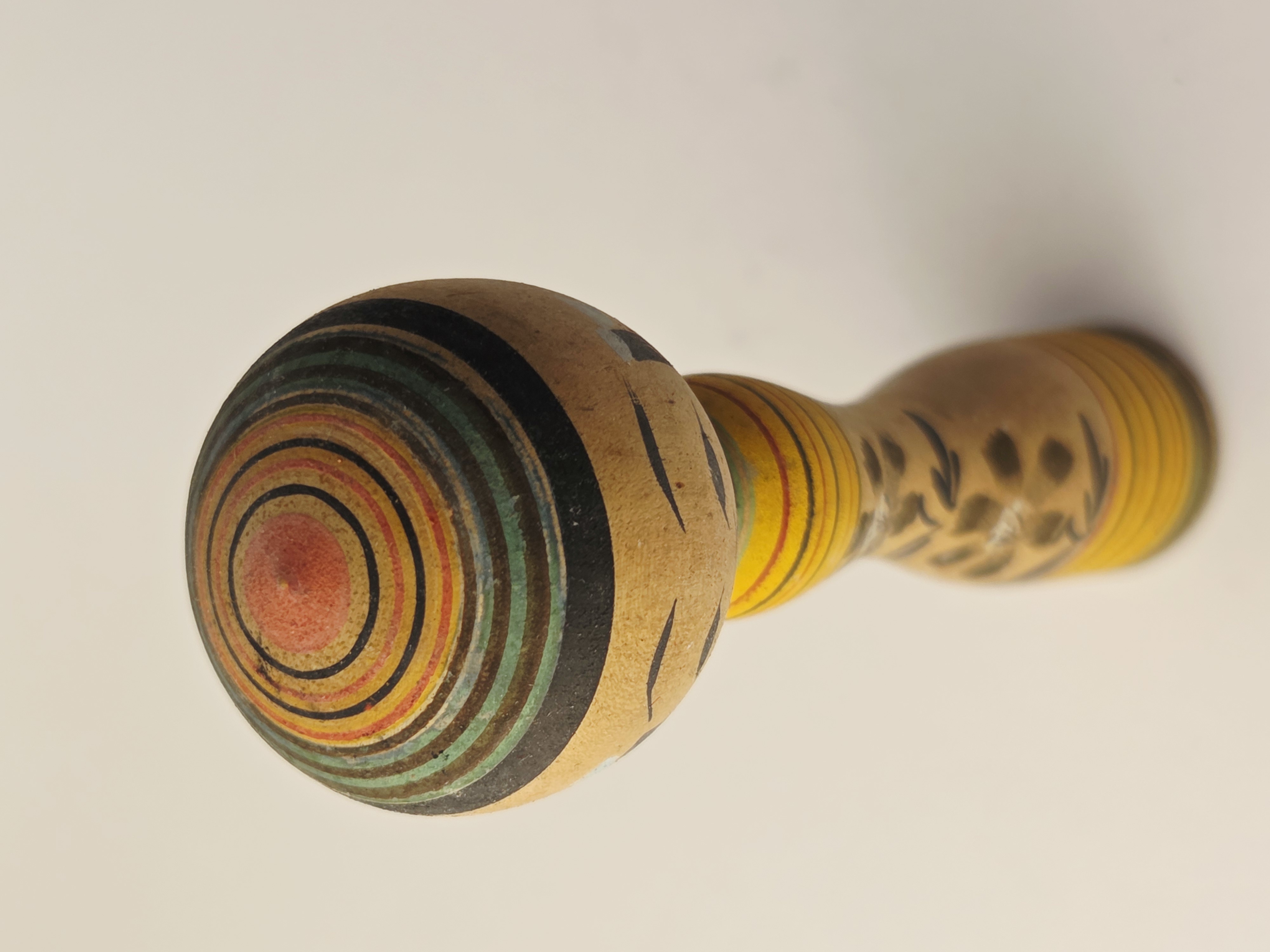 Tradicinė vintage japoniška Kokeshi medinė lėlė