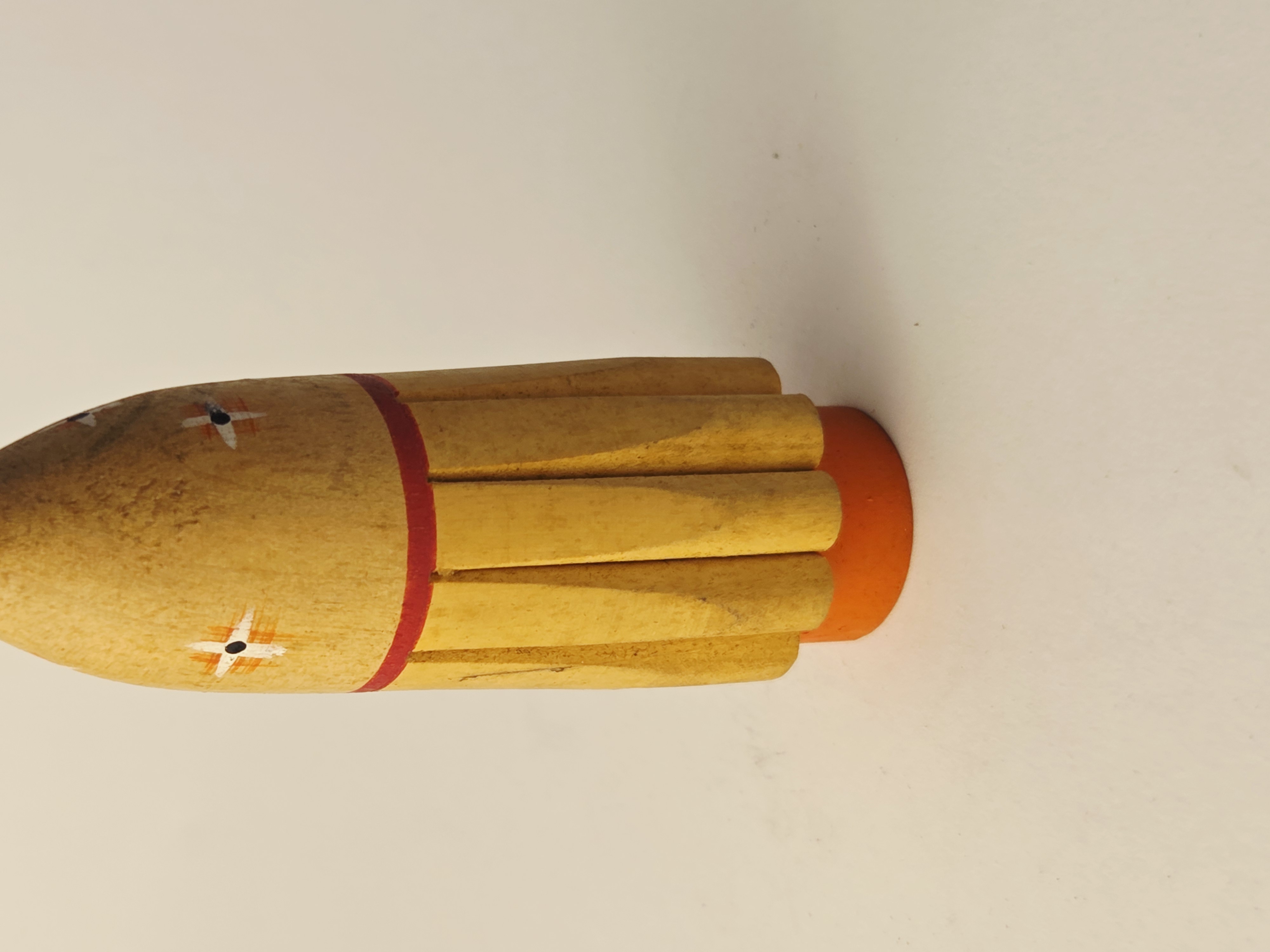 Tradicinė vintage japoniška Kokeshi medinė lėlė