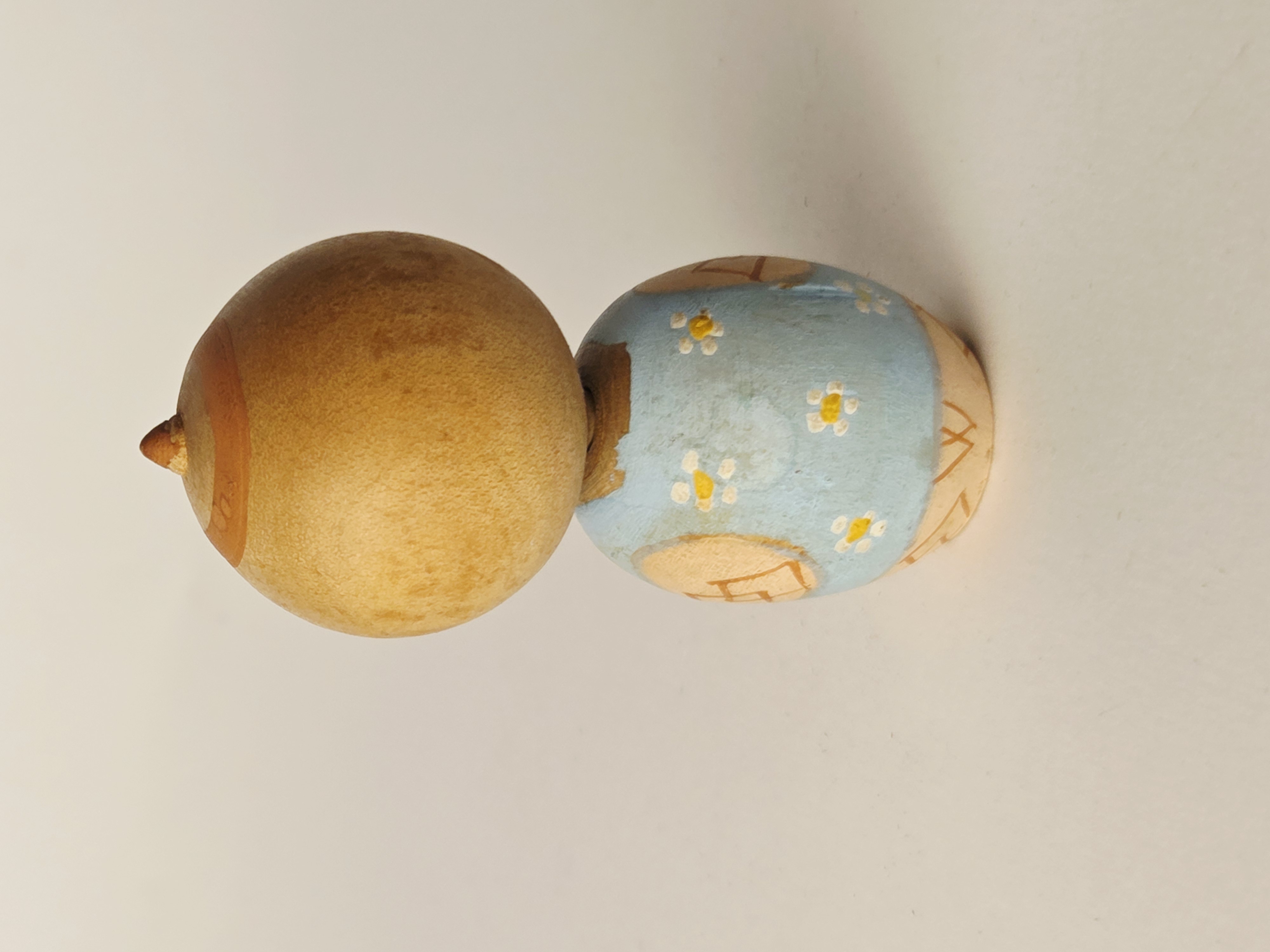 Vintage mini japoniška Kokeshi lėlė