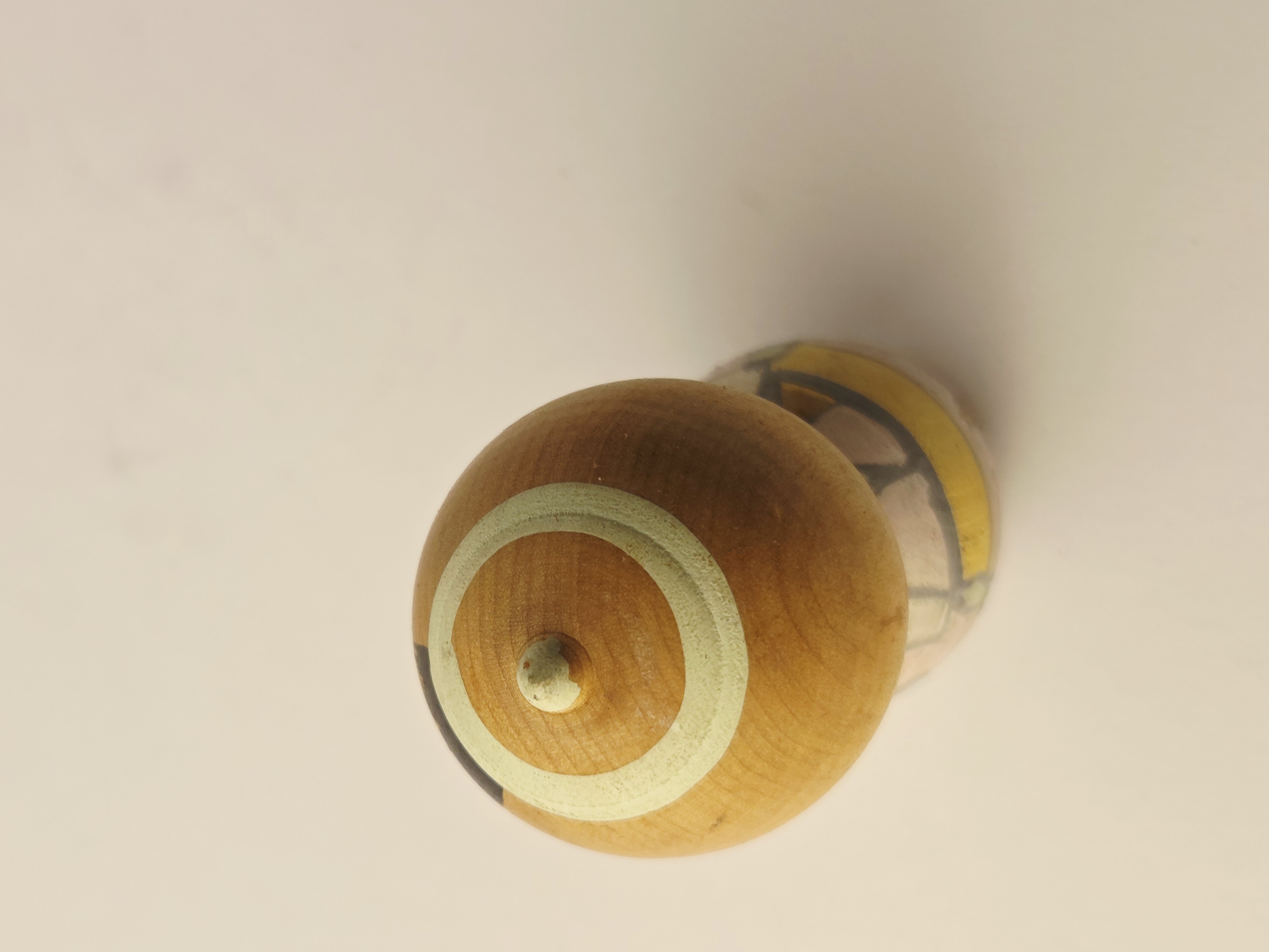 Tradicinė vintage japoniška Kokeshi medinė lėlė