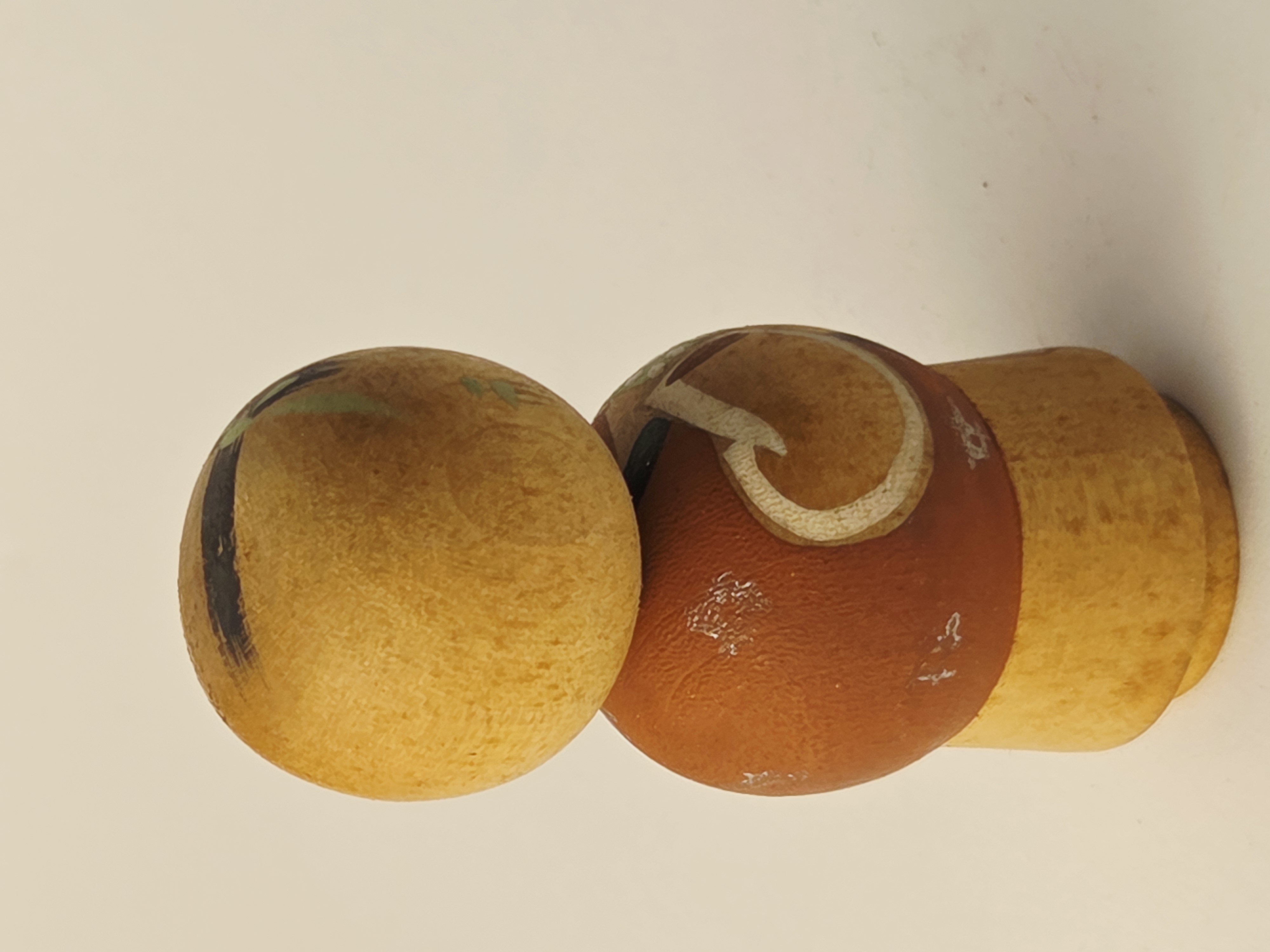 Tradicinė vintage japoniška Kokeshi medinė lėlė