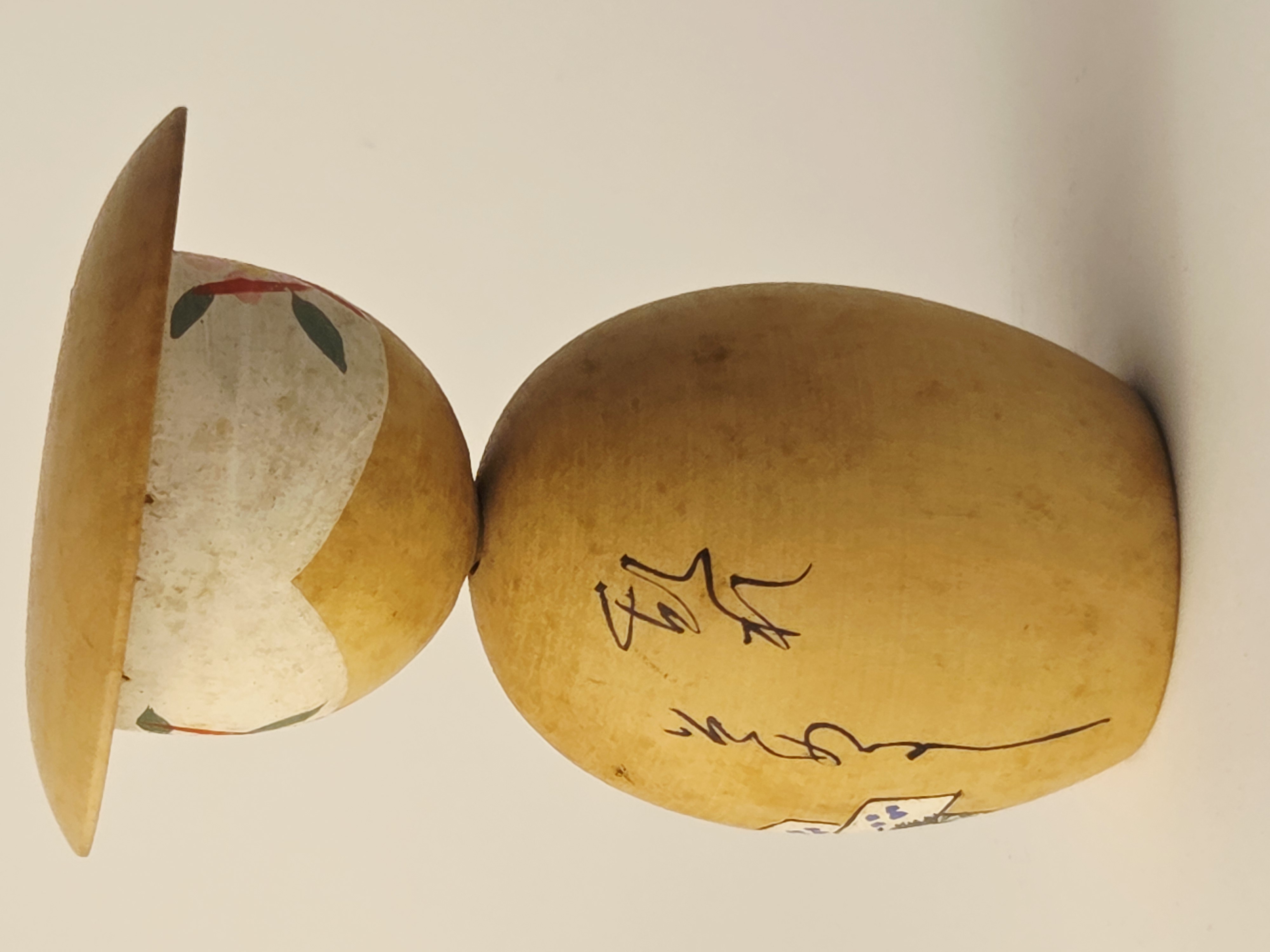 Tradicinė vintage japoniška Kokeshi medinė lėlė