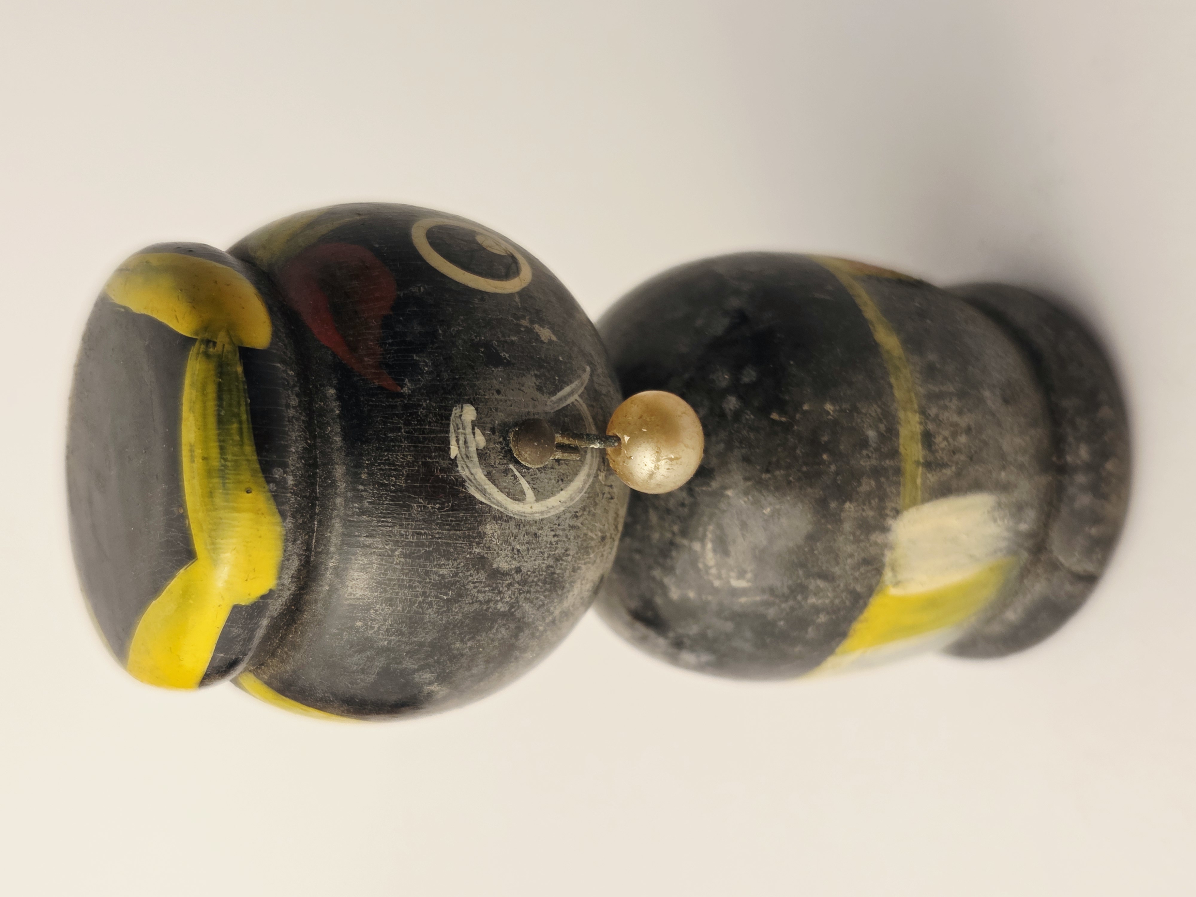 Tradicinė vintage japoniška Kokeshi medinė lėlė