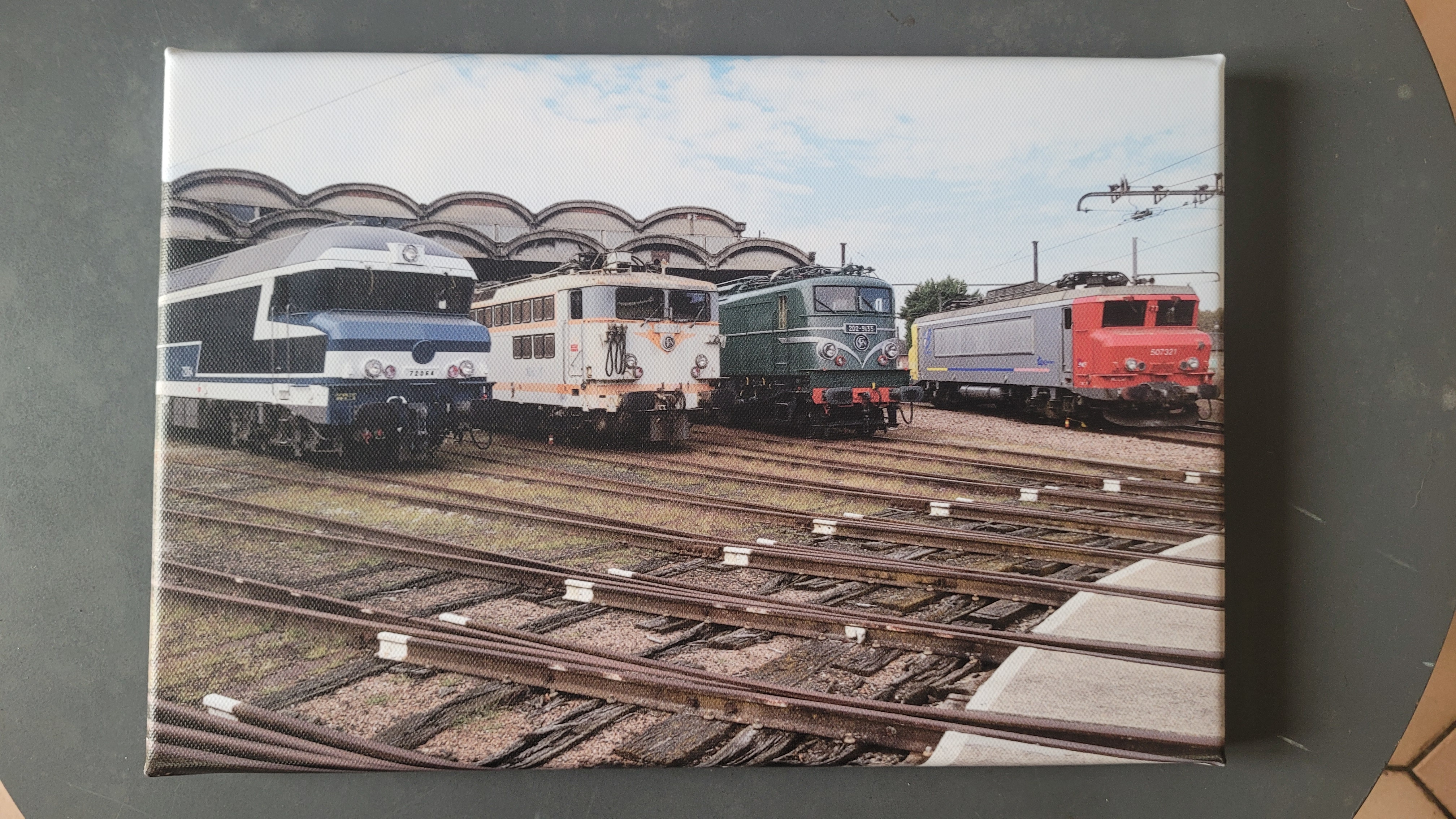 Cadre photo sur toile