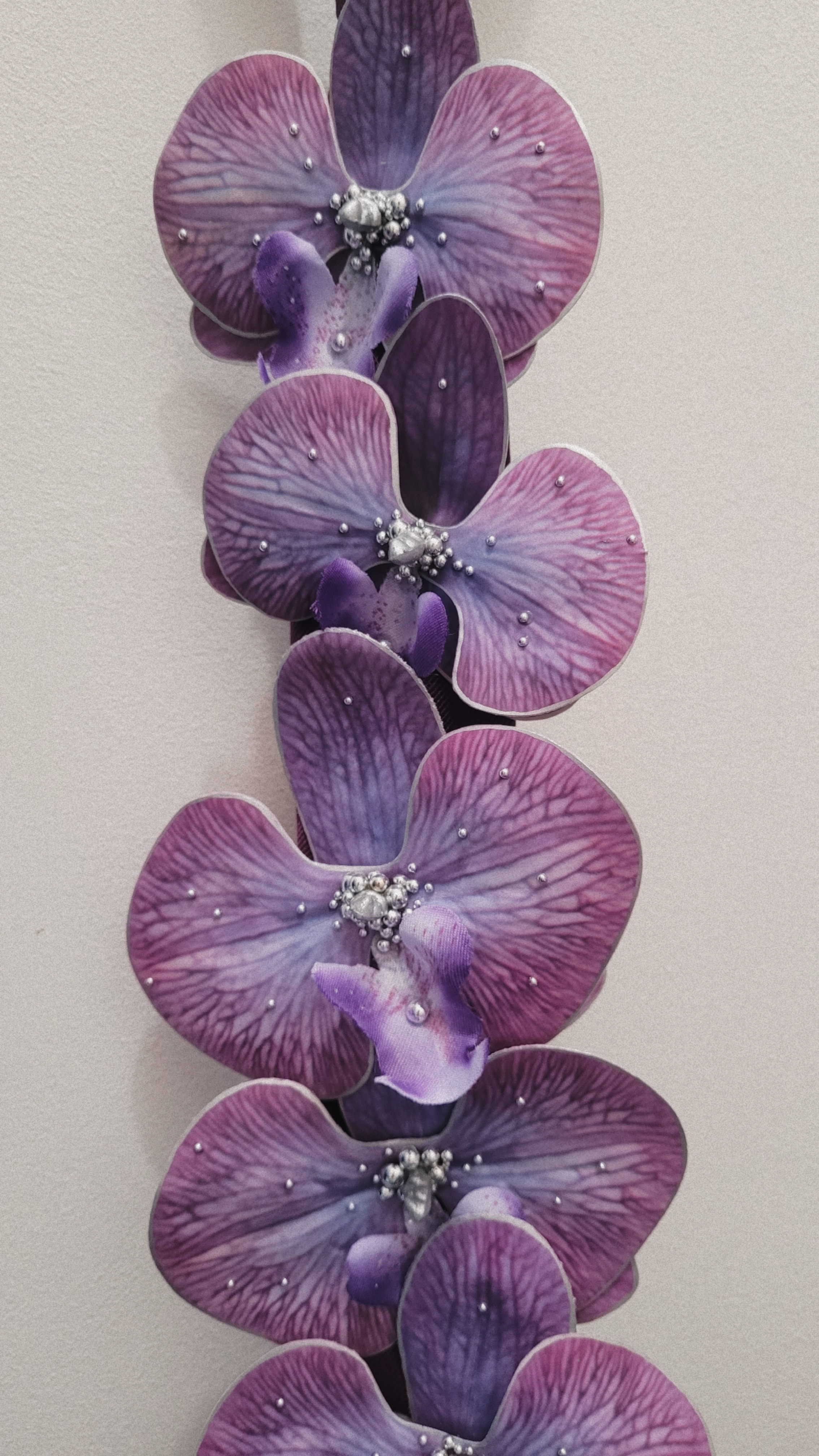 Cravate Orchidée violette
