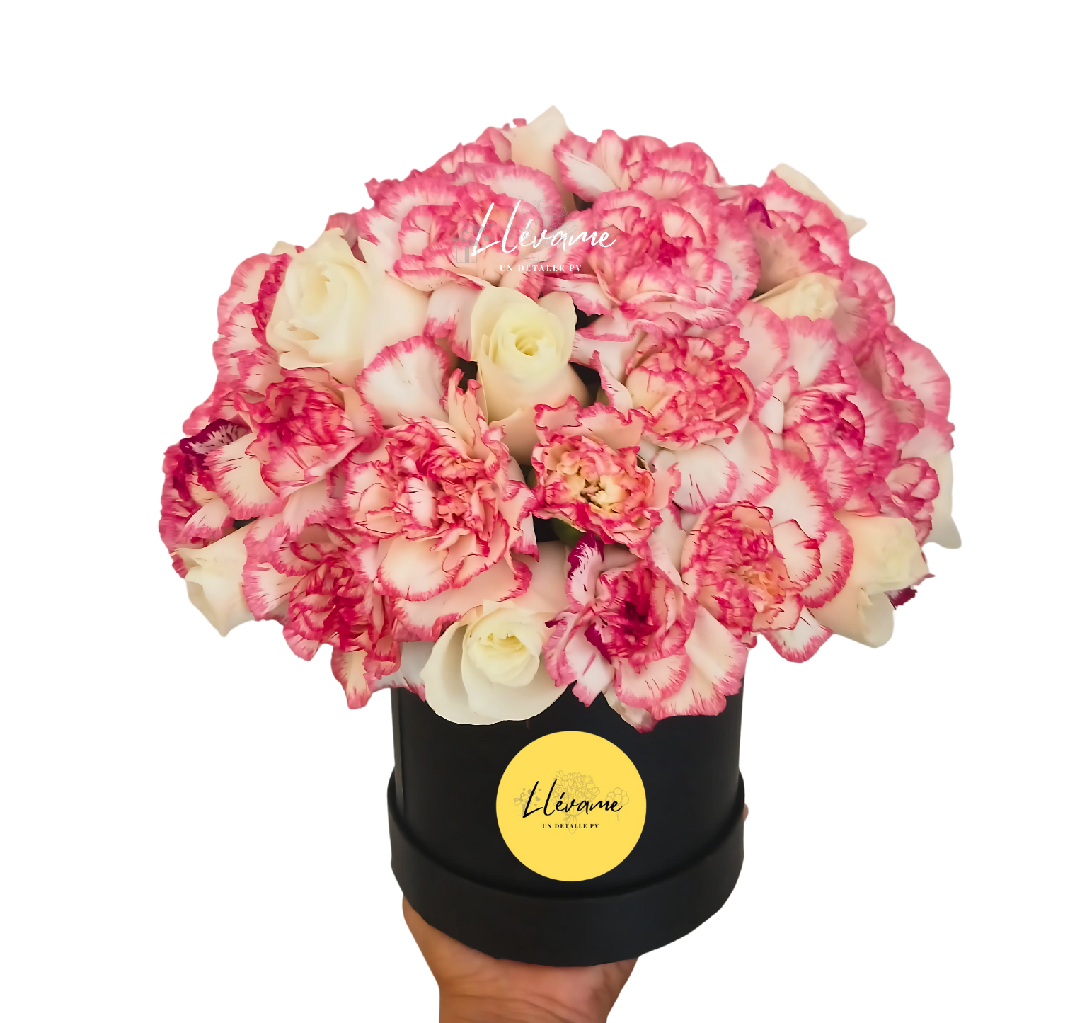 Box flower rosas o claveles