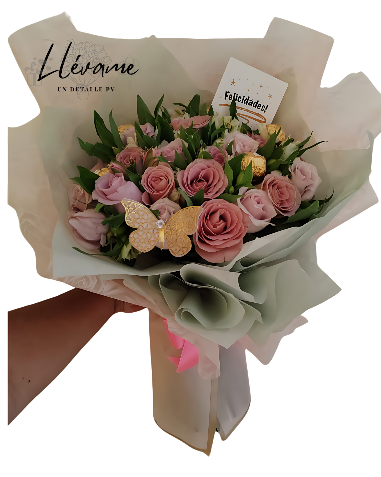 Bouquet de veinticuatro rosas
