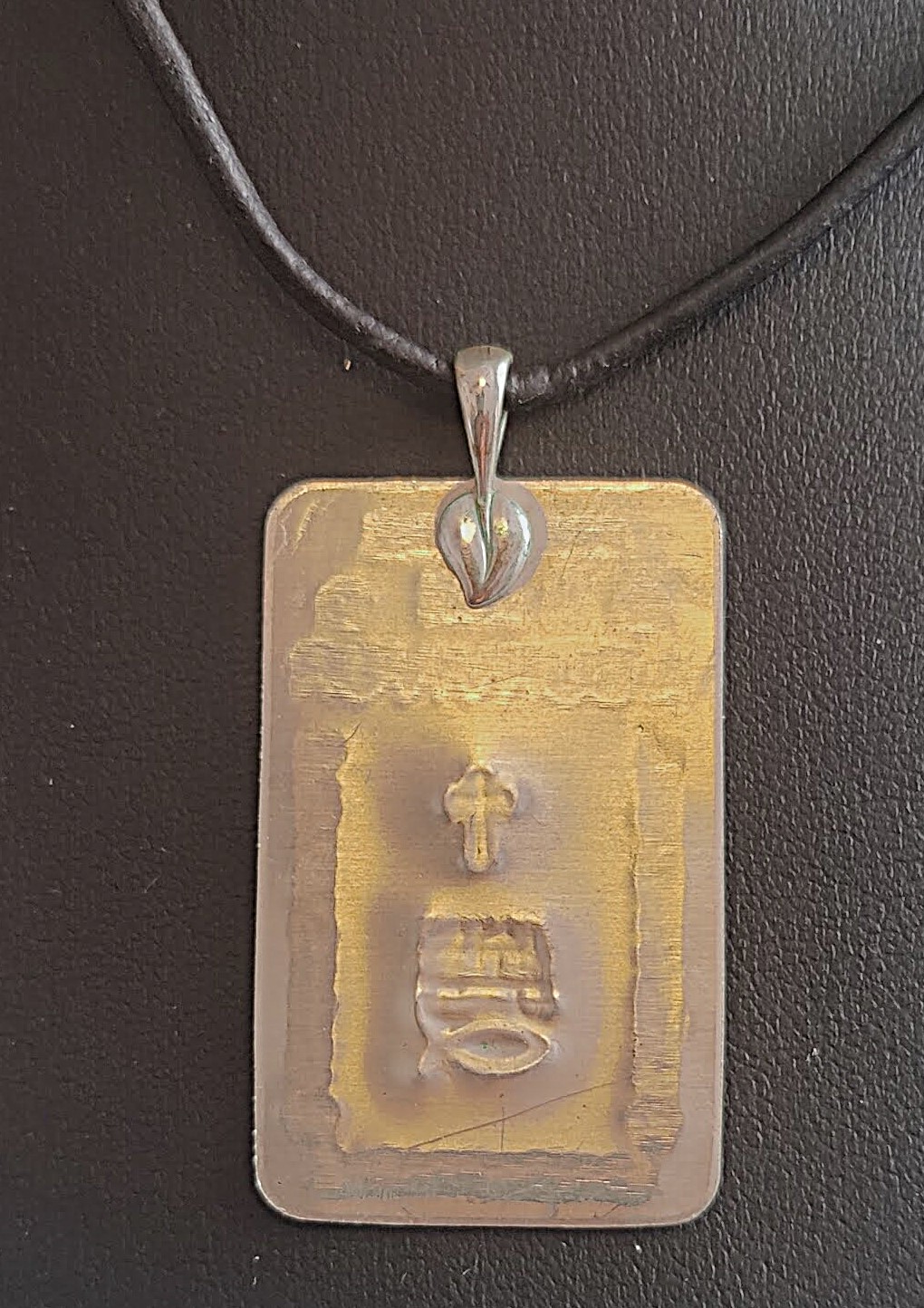 I AM A SURVIVOR Pendant in Sterling Silver