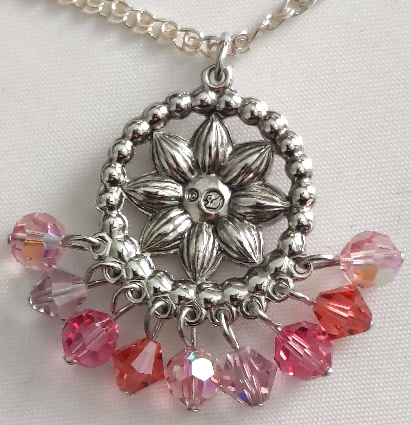 Swarovski Pendant & Pierced Earrings Set