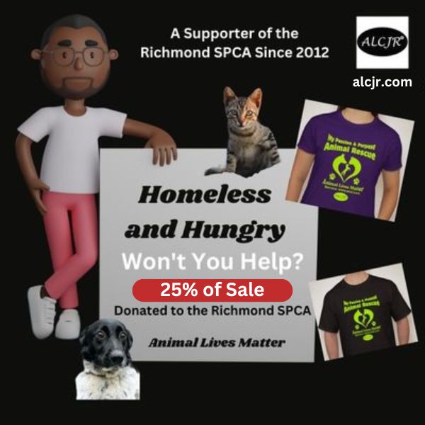 Black Color: Animal Lives Matter Rescue T-Shirts