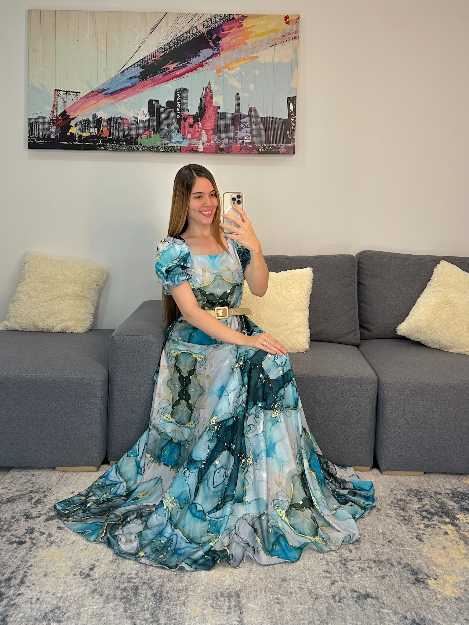 VESTIDO BLUE PRINCESS
