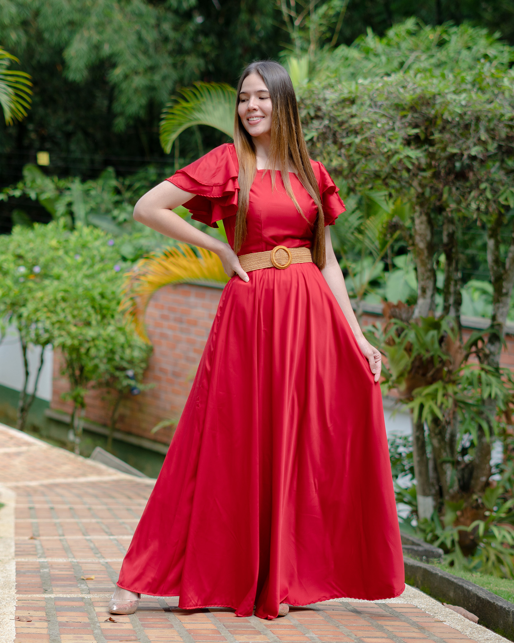 VESTIDO MACARENA RED