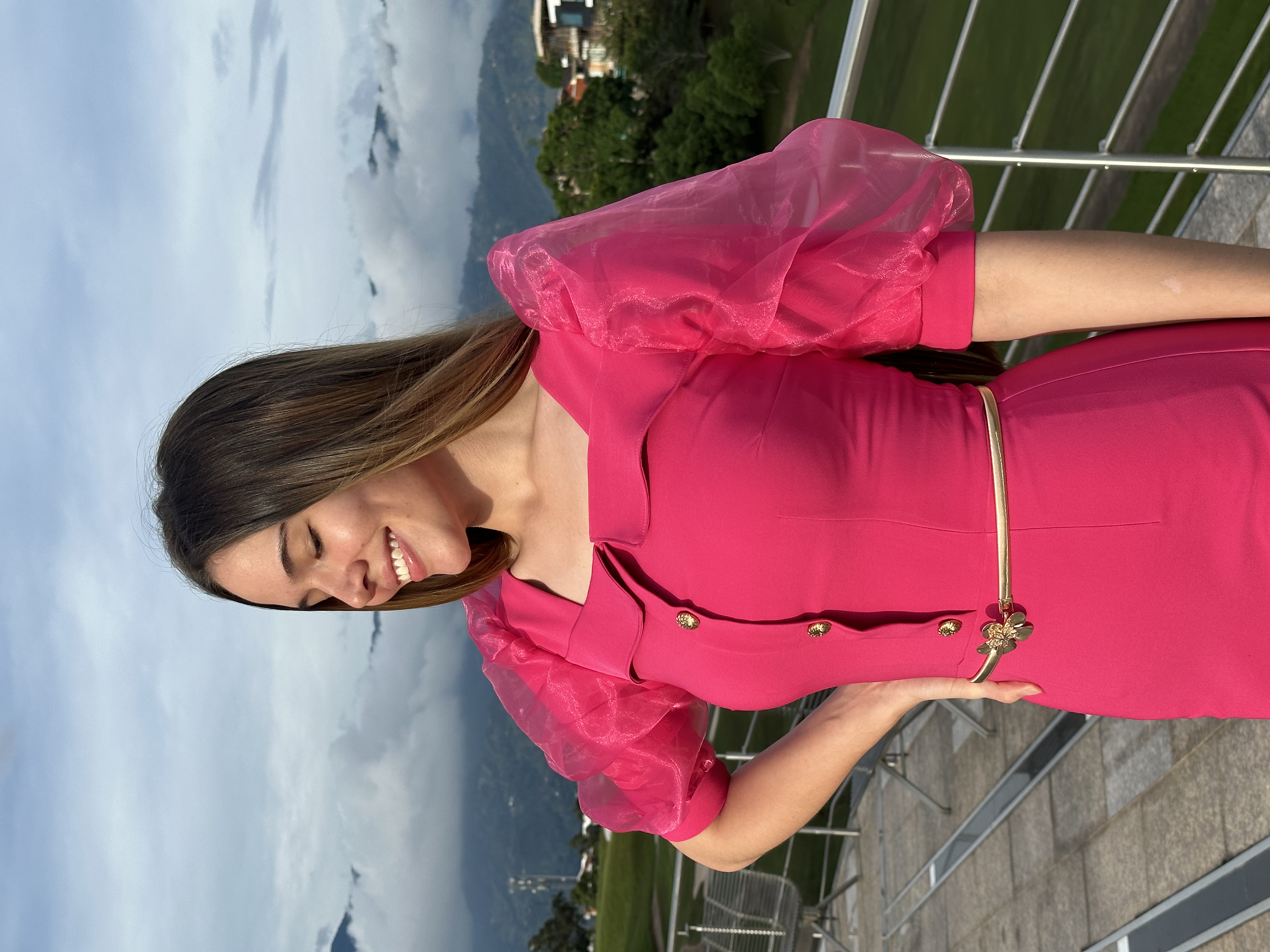 VESTIDO FASHION ROSE