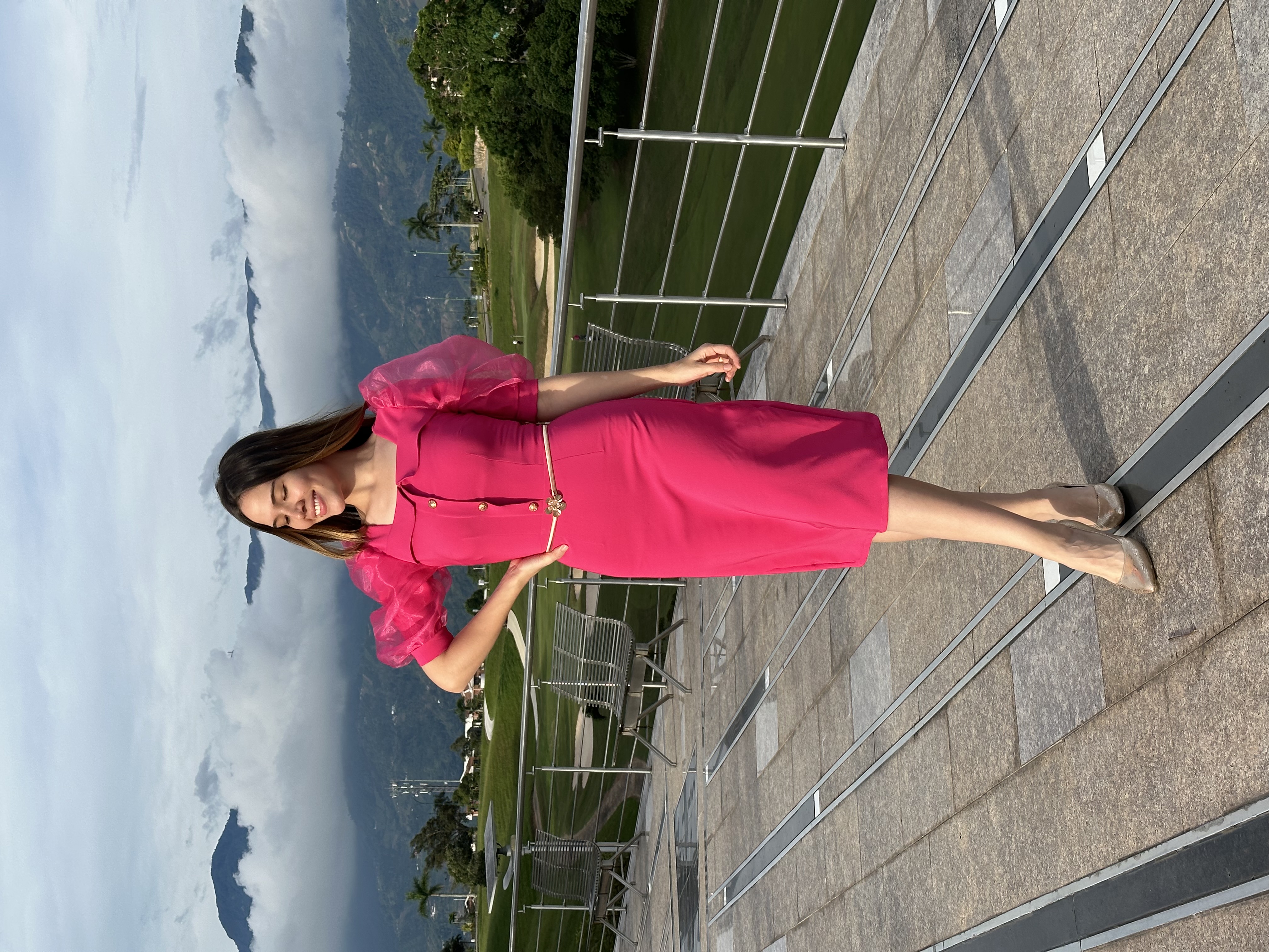 VESTIDO FASHION ROSE