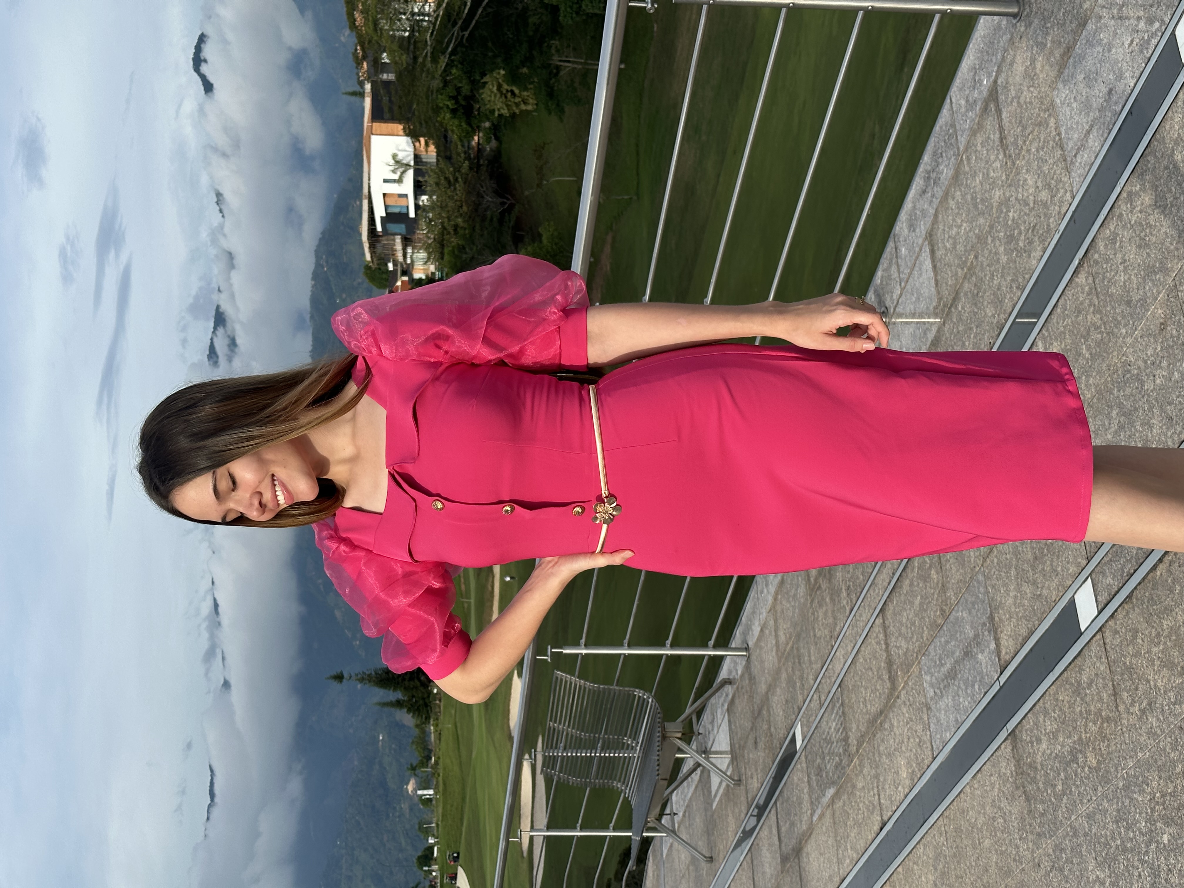 VESTIDO FASHION ROSE