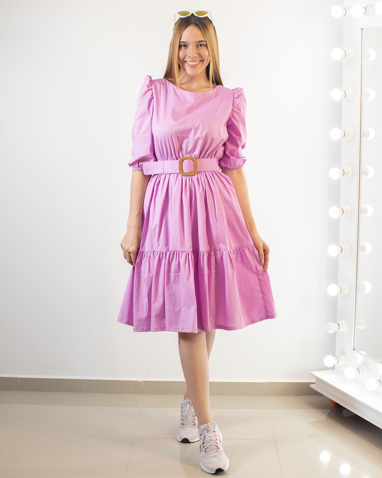 VESTIDO MIDI PINK
