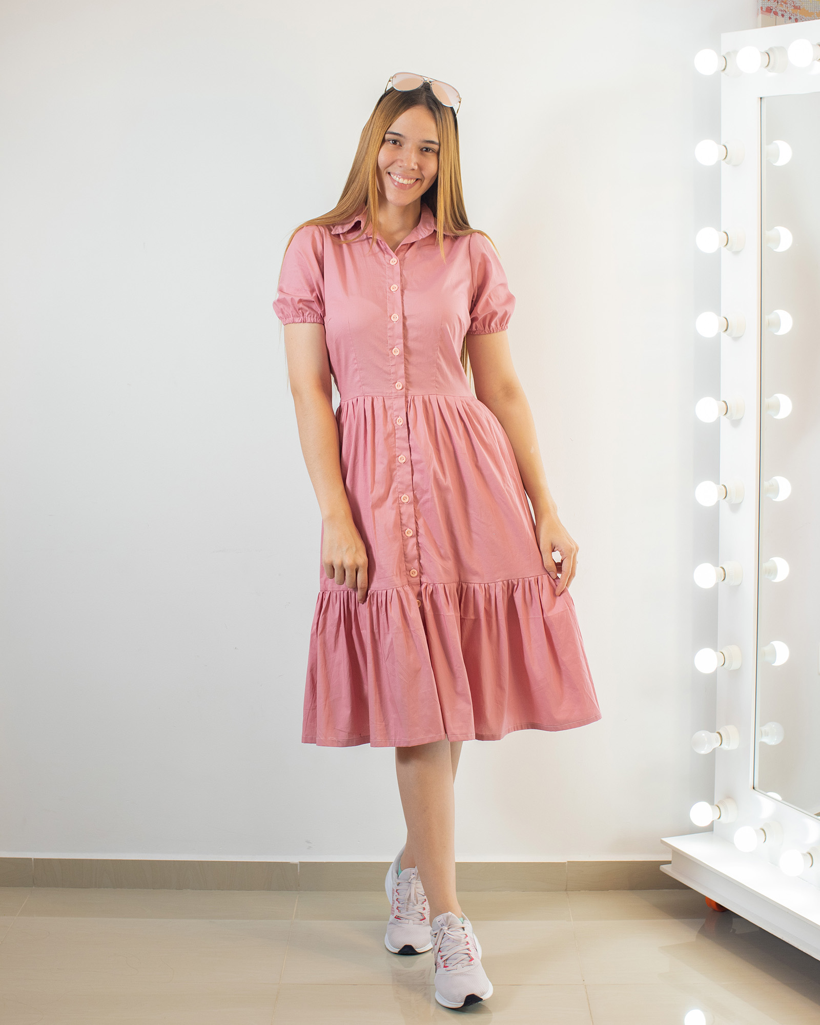 VESTIDO MIDI PUNCH