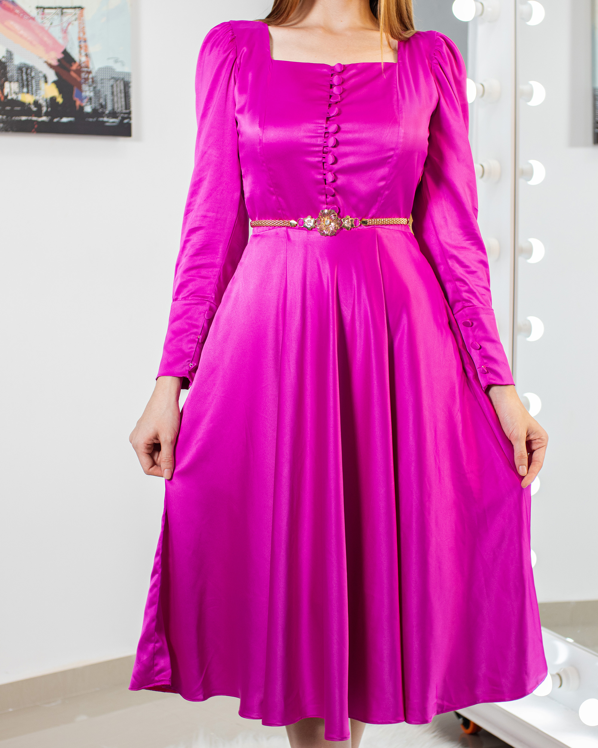 VESTIDO MAGENTA